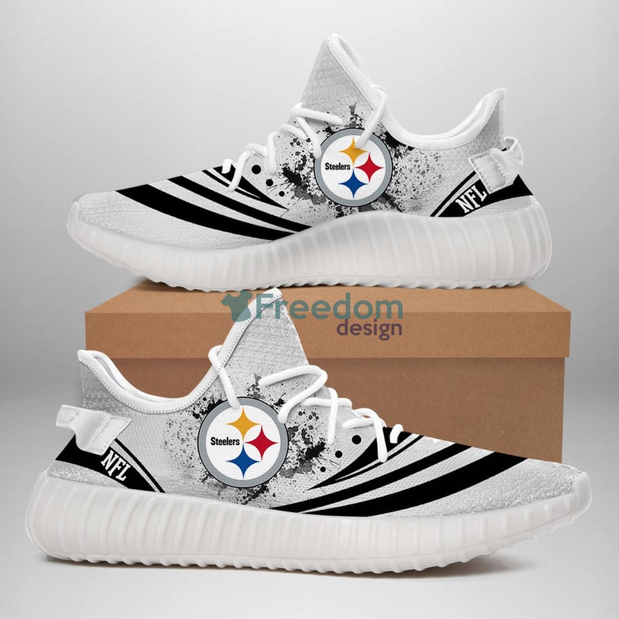 Pittsburgh Steelers Fans 3D Yeezy Shoes Product Photo 1