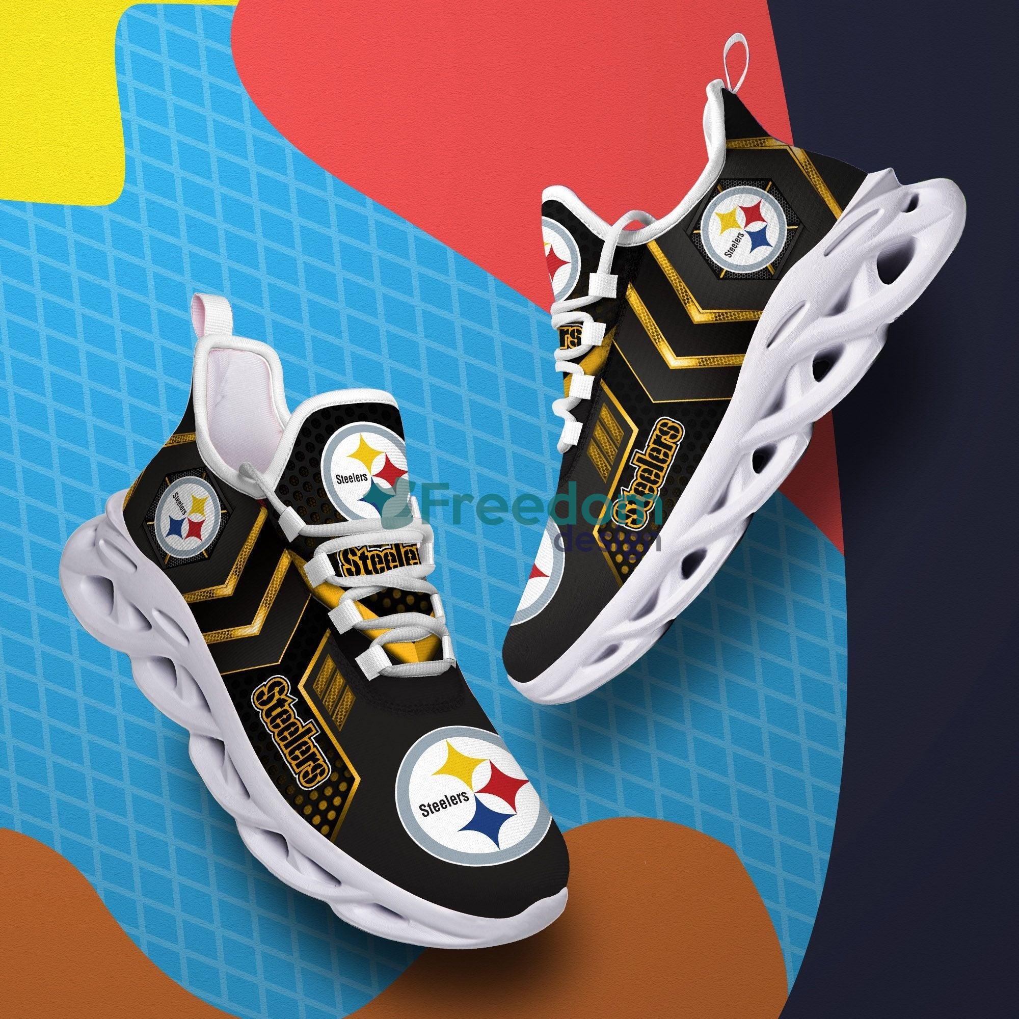 Pittsburgh Steelers Max Soul Snesker Running Shoes For Fans Product Photo 2