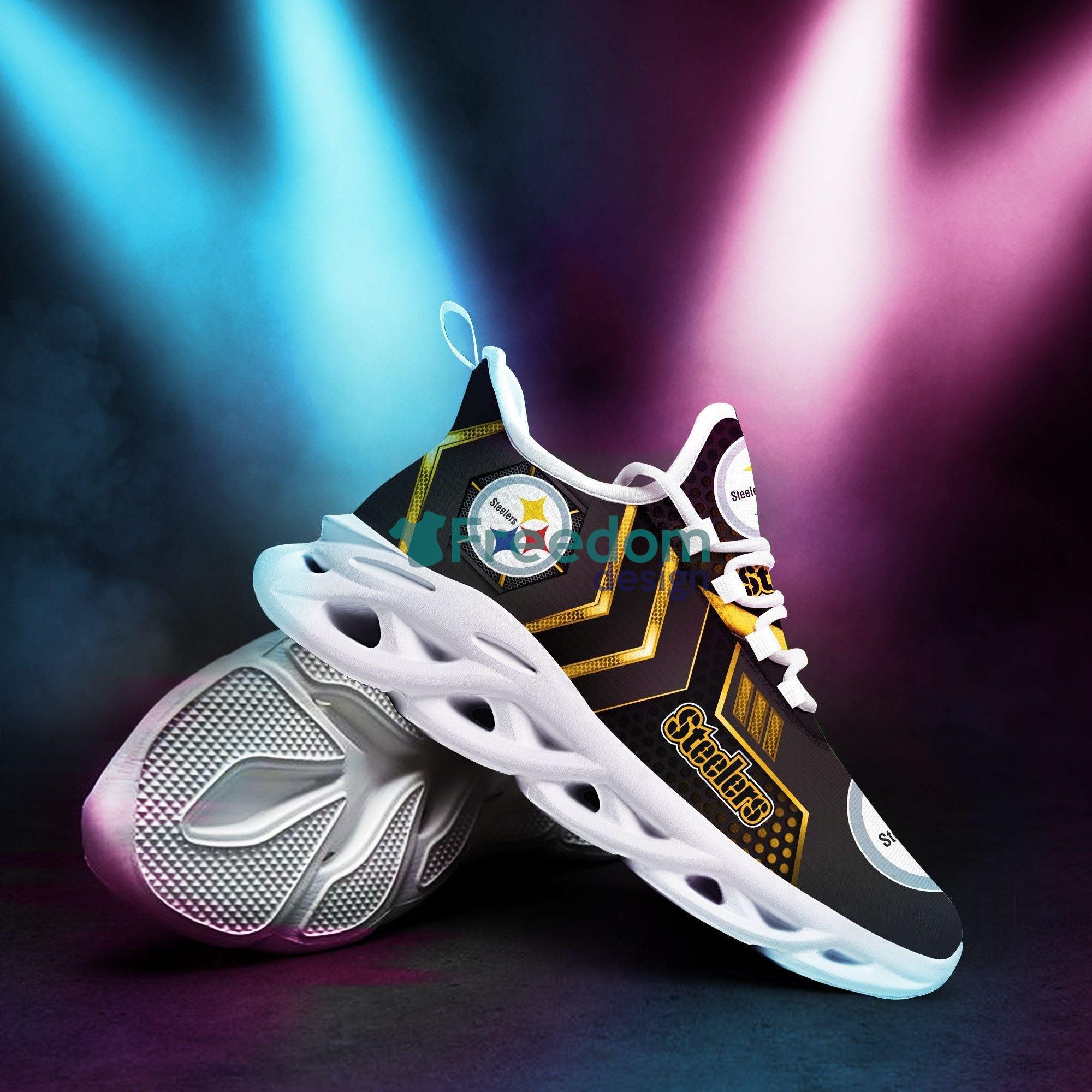 Pittsburgh Steelers Max Soul Snesker Running Shoes For Fans Product Photo 1