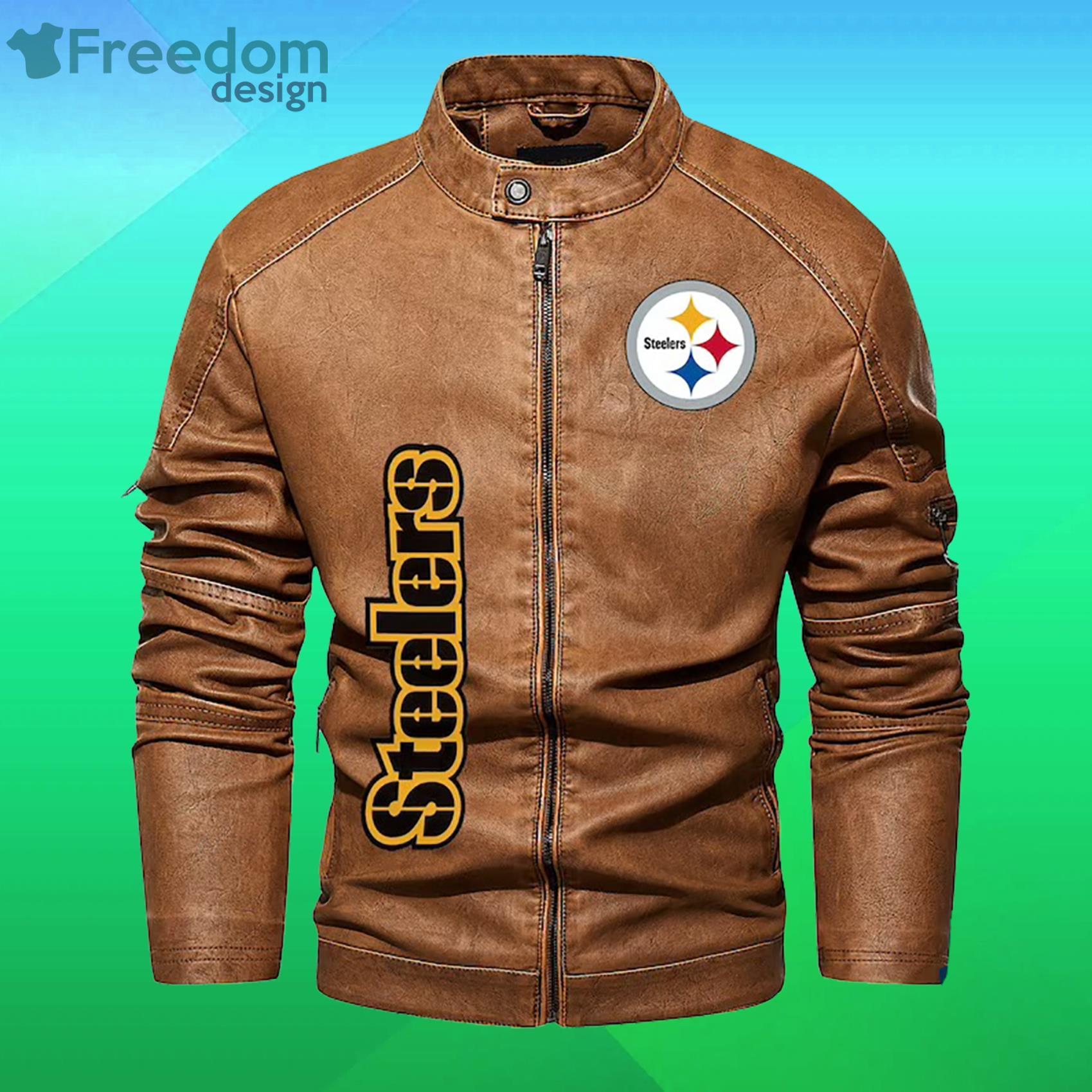 Pittsburgh Steelers NFL Team Leather Jacket - Maker of Jacket