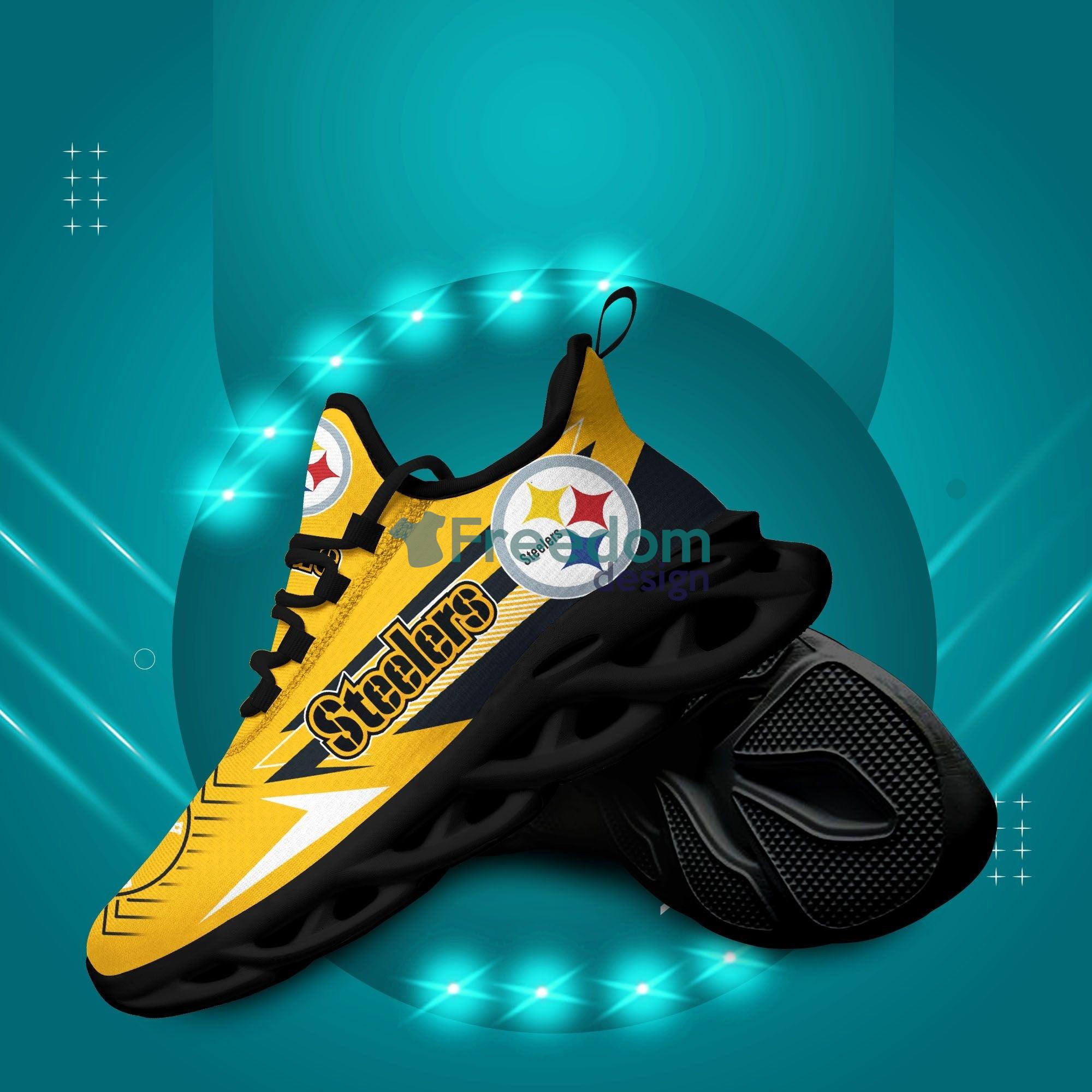 Pittsburgh Steelers Sneaker Max Soul Shoes For Fans Product Photo 2