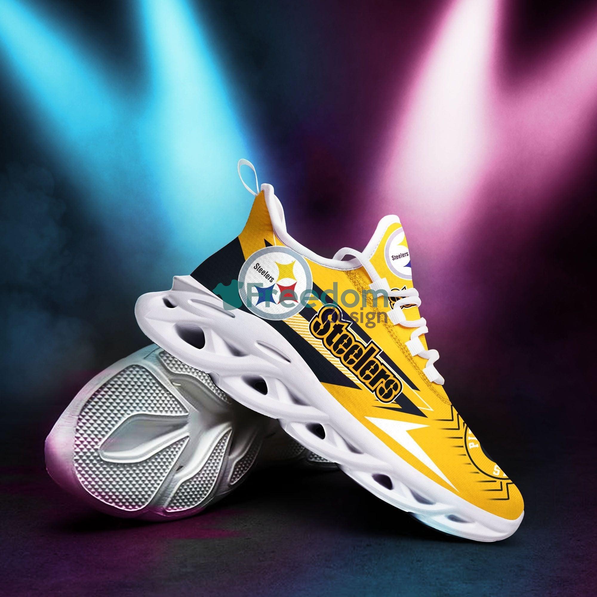 Pittsburgh Steelers Sneaker Max Soul Shoes For Fans Product Photo 1