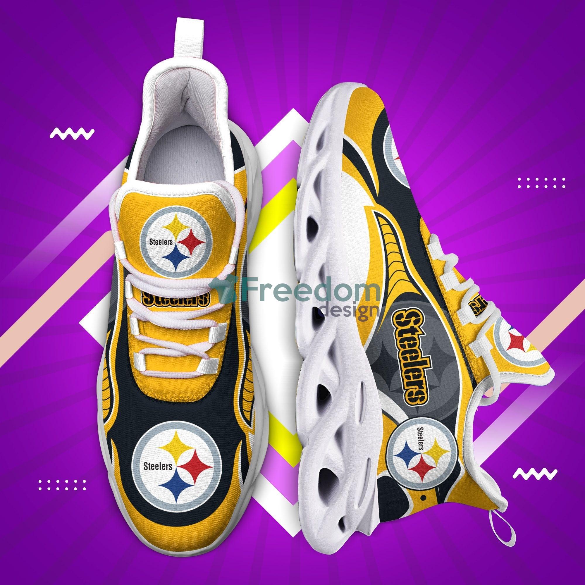 Pittsburgh Steelers Sport Lover Max Soul Snesker Running Shoes Product Photo 2