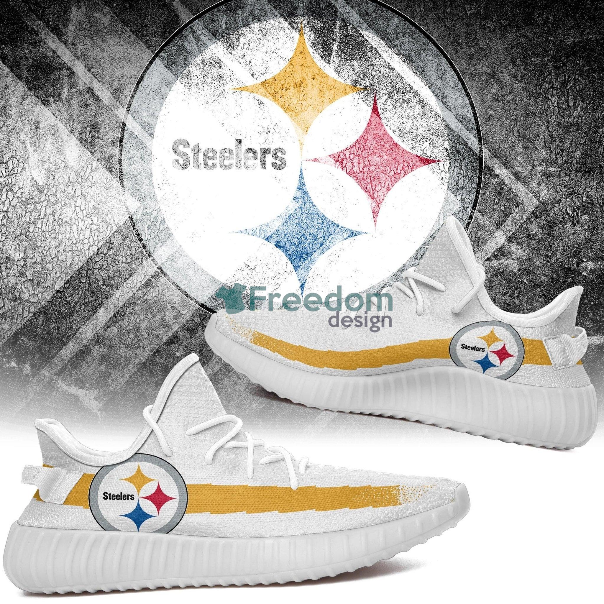 Pittsburgh Steelers Team Sport Lover Yeezy Shoes For Fans