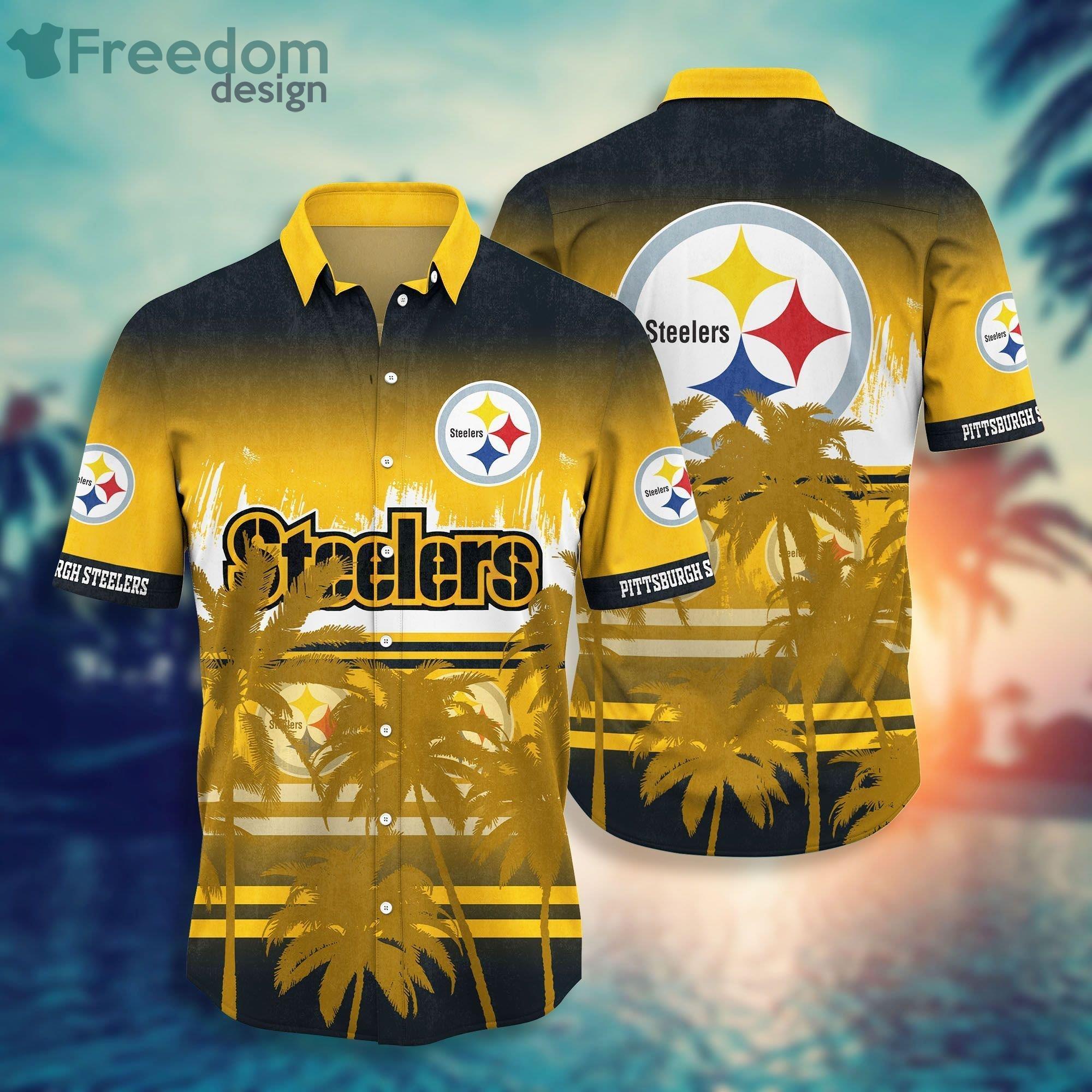 Pittsburgh Steelers Tree Hawaiian Shirt For Fans Product Photo 1