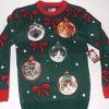 Ugly Cat Xmas Sweater Online Sale, UP