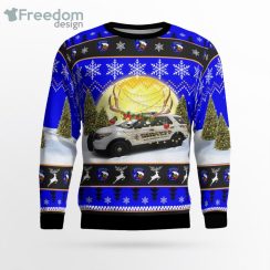 San Jacinto County Sheriff Ford Interceptor Suv Texas ChristmasSweater Product Photo 2