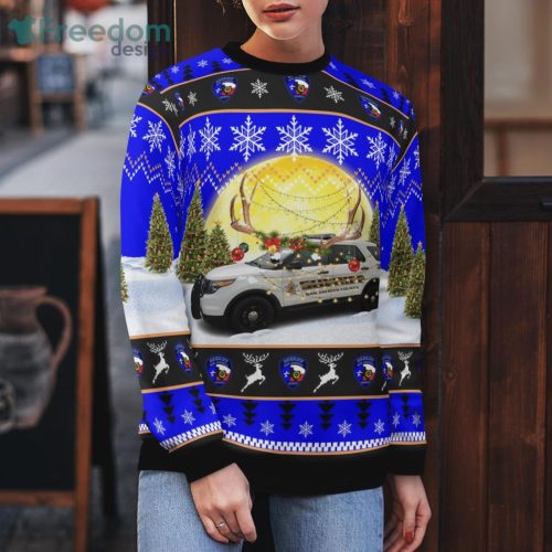 San Jacinto County Sheriff Ford Interceptor Suv Texas ChristmasSweater