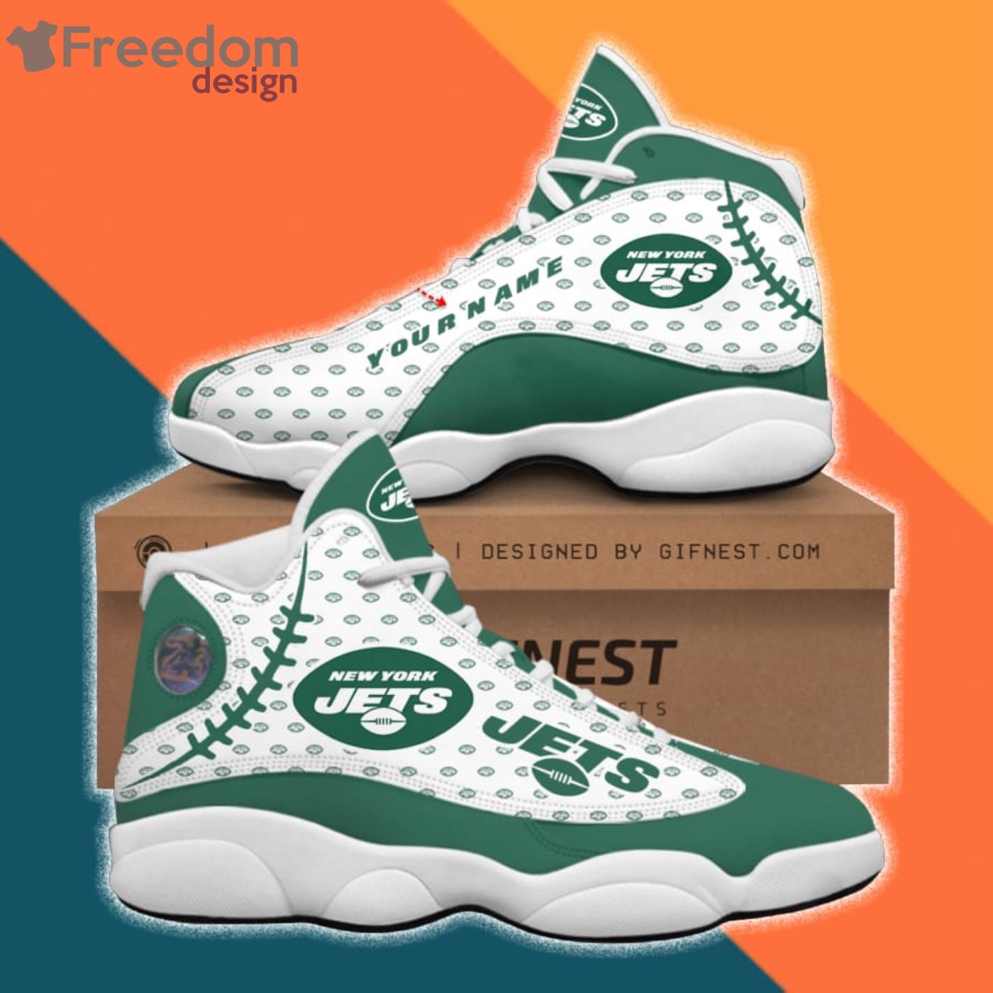 NBA New York Knicks Air Jordan 13 Custom Name Shoes For Real Fans