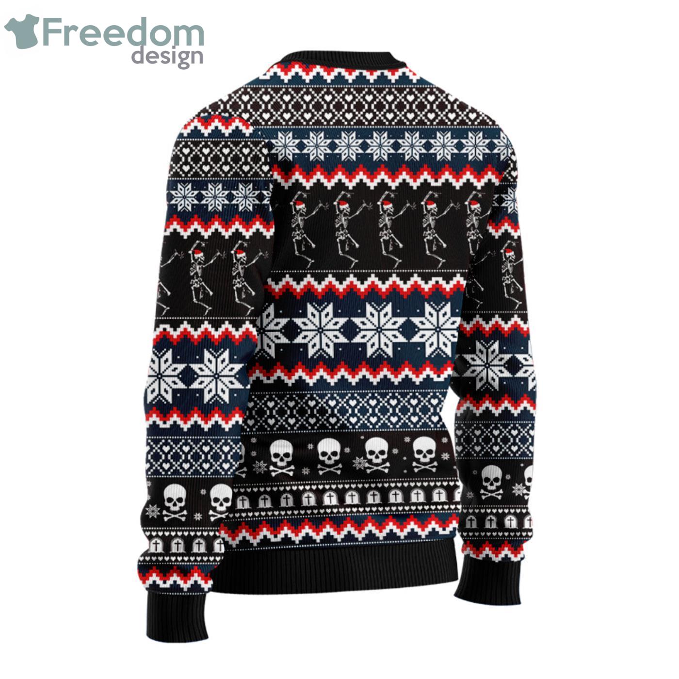 Skeleton Merry Creepmas Christmas Ugly Sweater Product Photo 2 Skeleton Merry Creepmas Christmas Ugly Sweater Product Photo 2