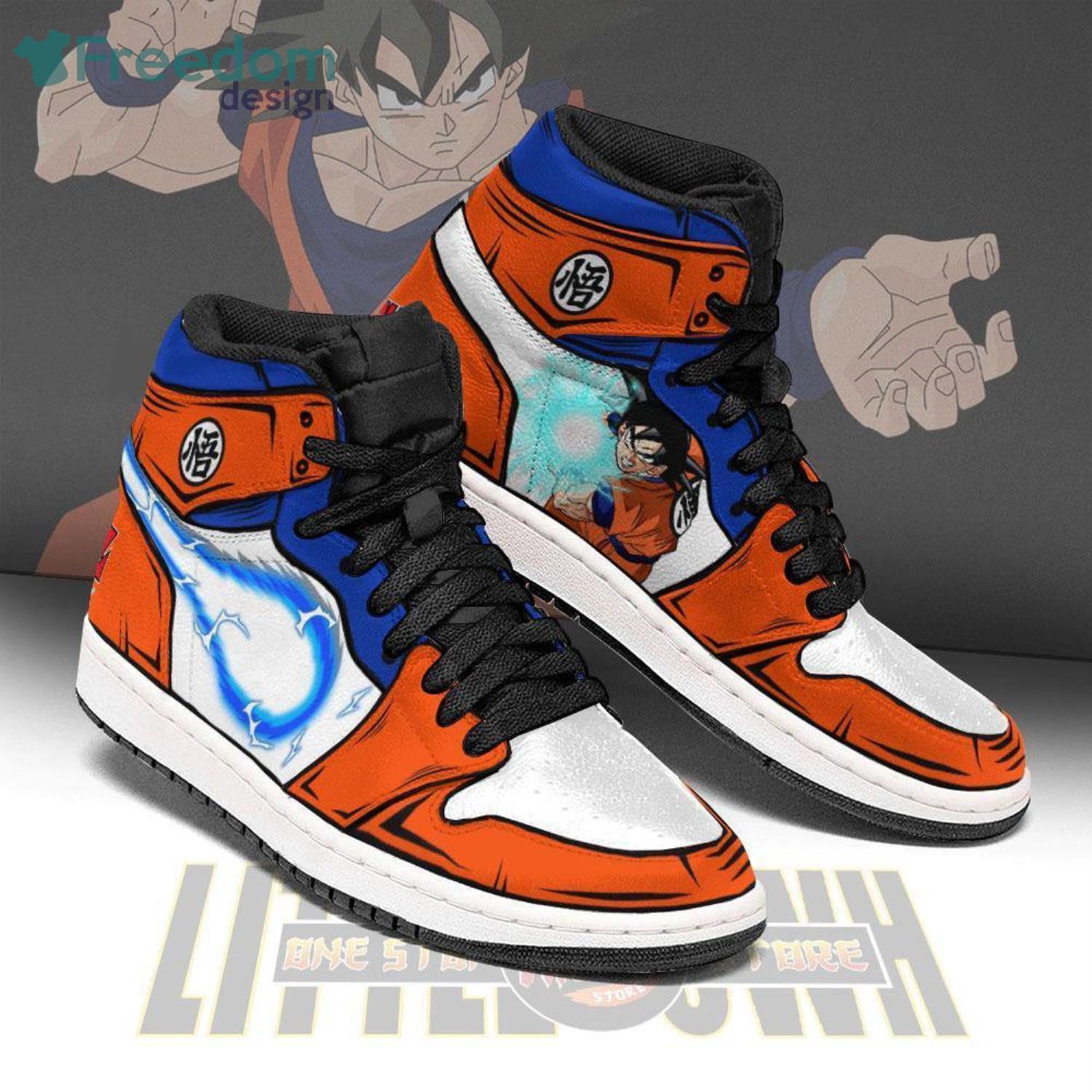 Goku Custom Kamehame Power Dragon Ball Anime Air Jordan Hightop Shoes -  Freedomdesign