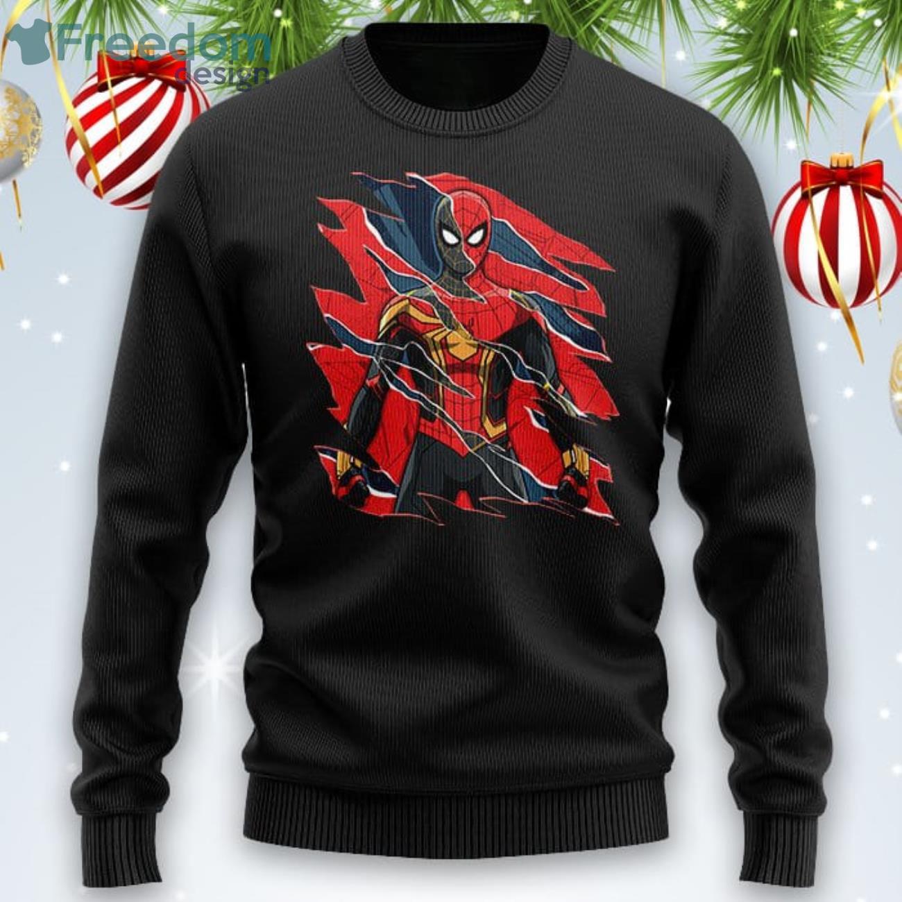 Spider Suits Art Marvel Sweater Product Photo 1 Spider Suits Art Marvel Sweater Product Photo 1
