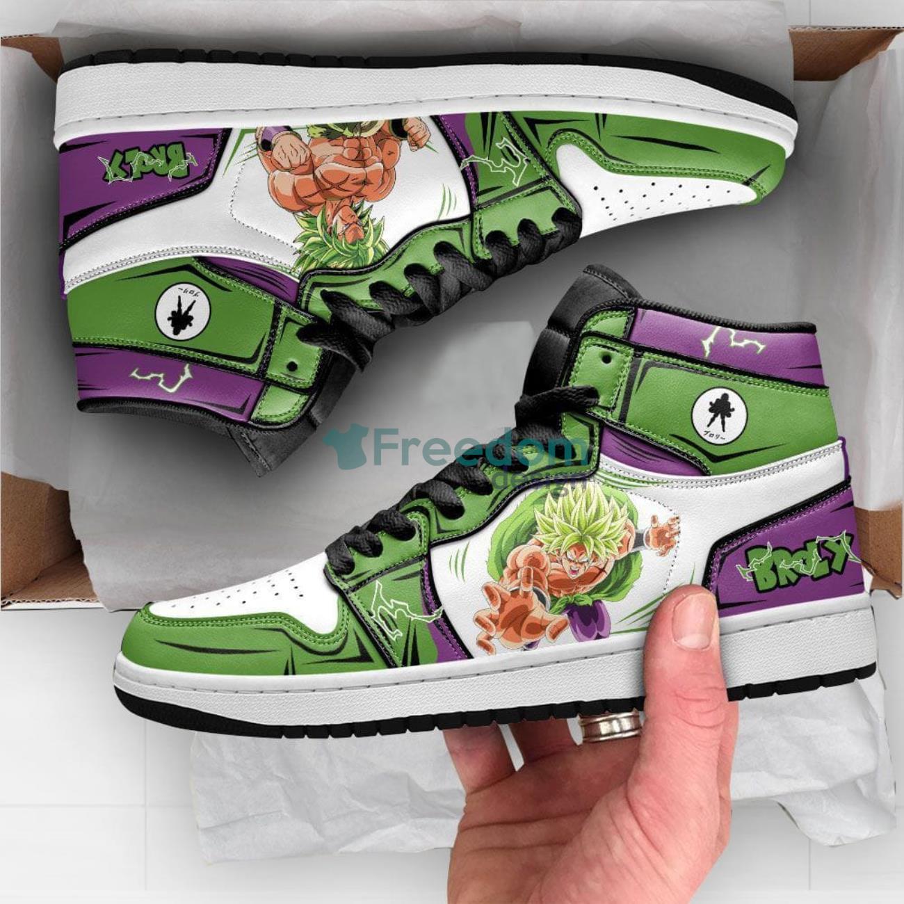 Broly Custom Dragon Ball Anime Air Jordan 13 Shoes