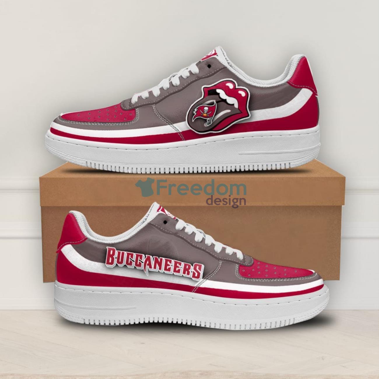 Atlanta Falcons Striped Style Sport Lover Air Force Shoes For Fans -  Freedomdesign