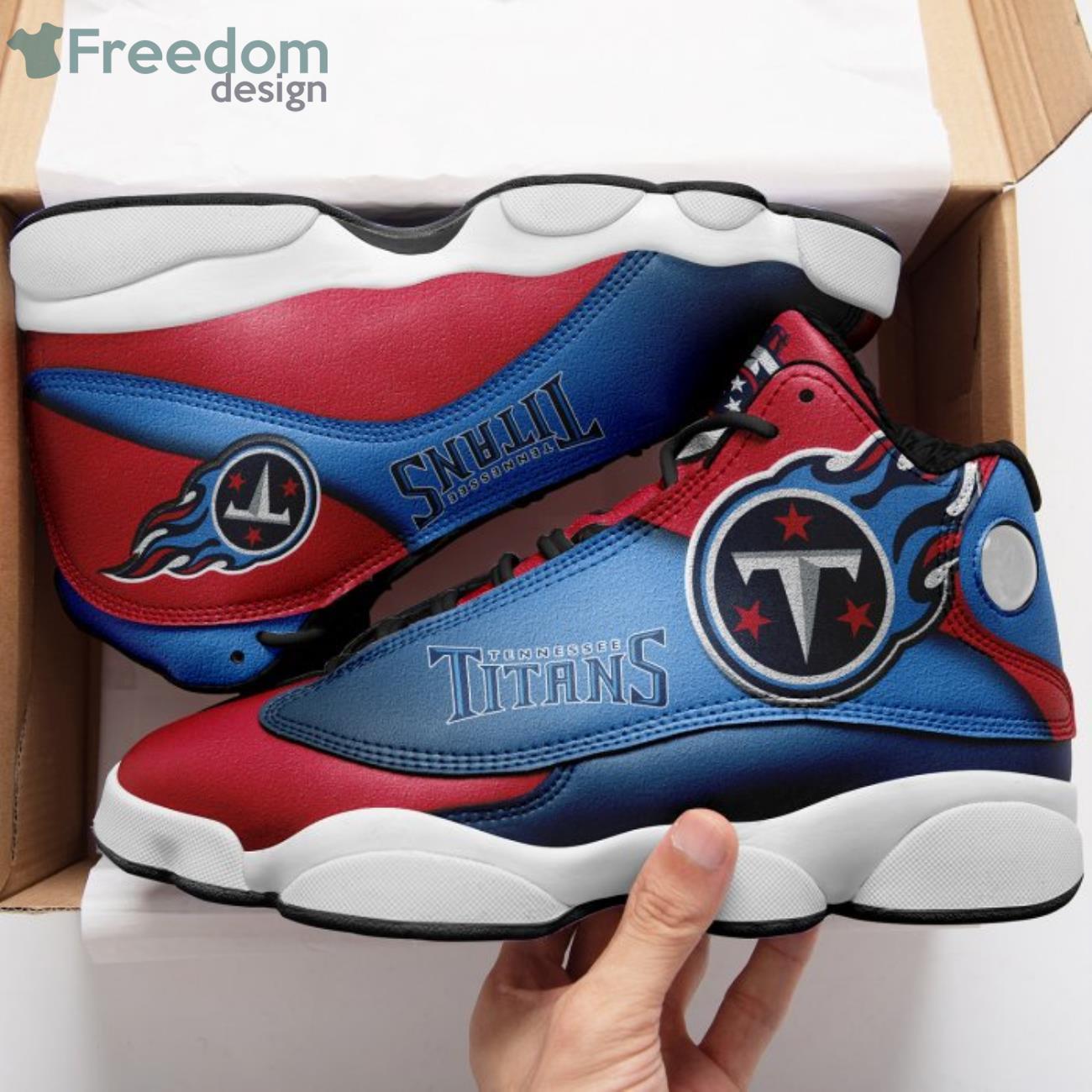 Nfl Tennessee Titans Air Jordan 13 Shoes For Fans