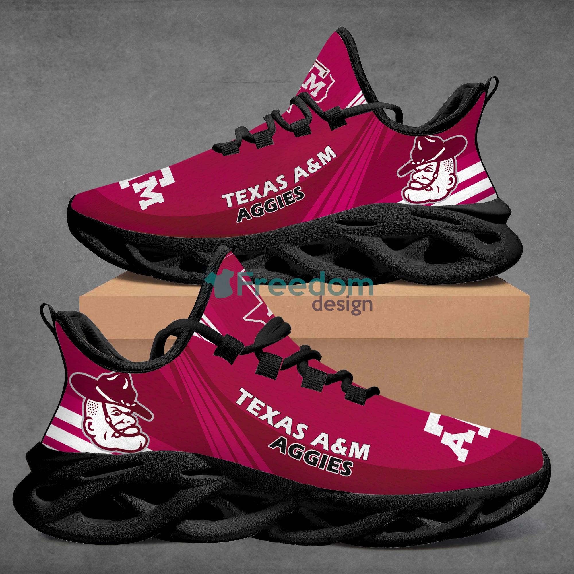 Texas A&M Aggies Max Soul Snesker Running Shoes Product Photo 2