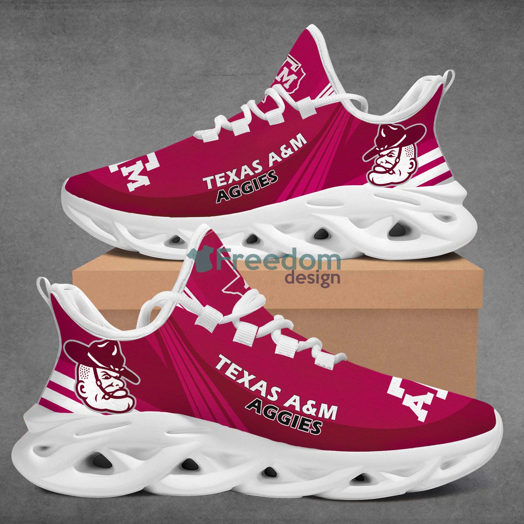 Texas A&M Aggies Max Soul Snesker Running Shoes Product Photo 1