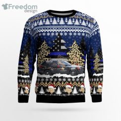 Texas Dps Ford Police Interceptor Utility Christmas Sweater Product Photo 2