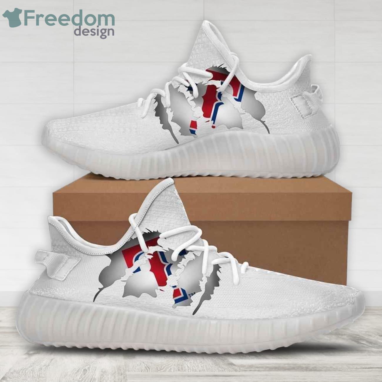 Texas Rangers Sneaker Yeezy Shoes For Men And Women - Freedomdesign