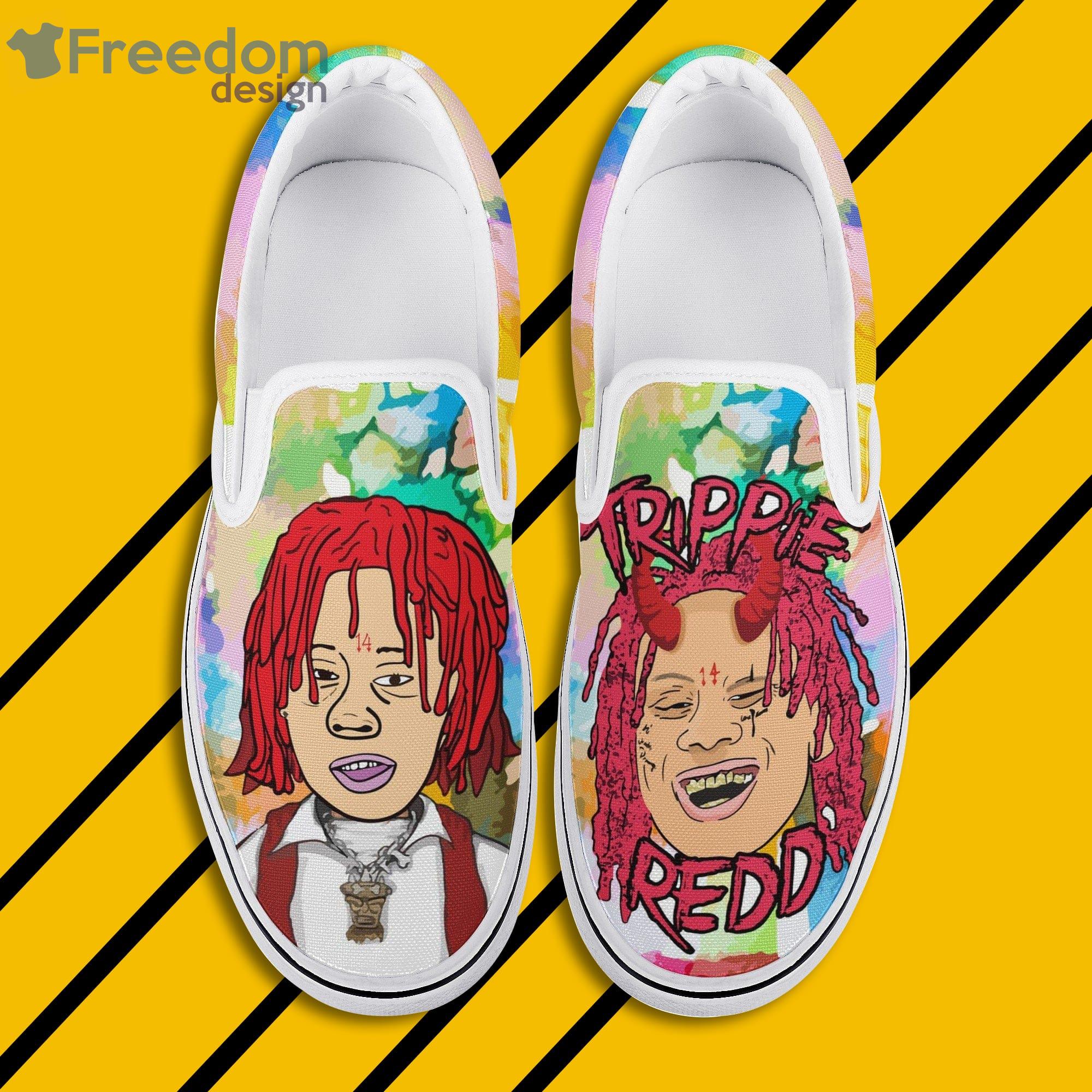 Trippie Redd Funny Slip On Shoes For Men And Women Product Photo 1 Trippie Redd Funny Slip On Shoes For Men And Women Product Photo 1