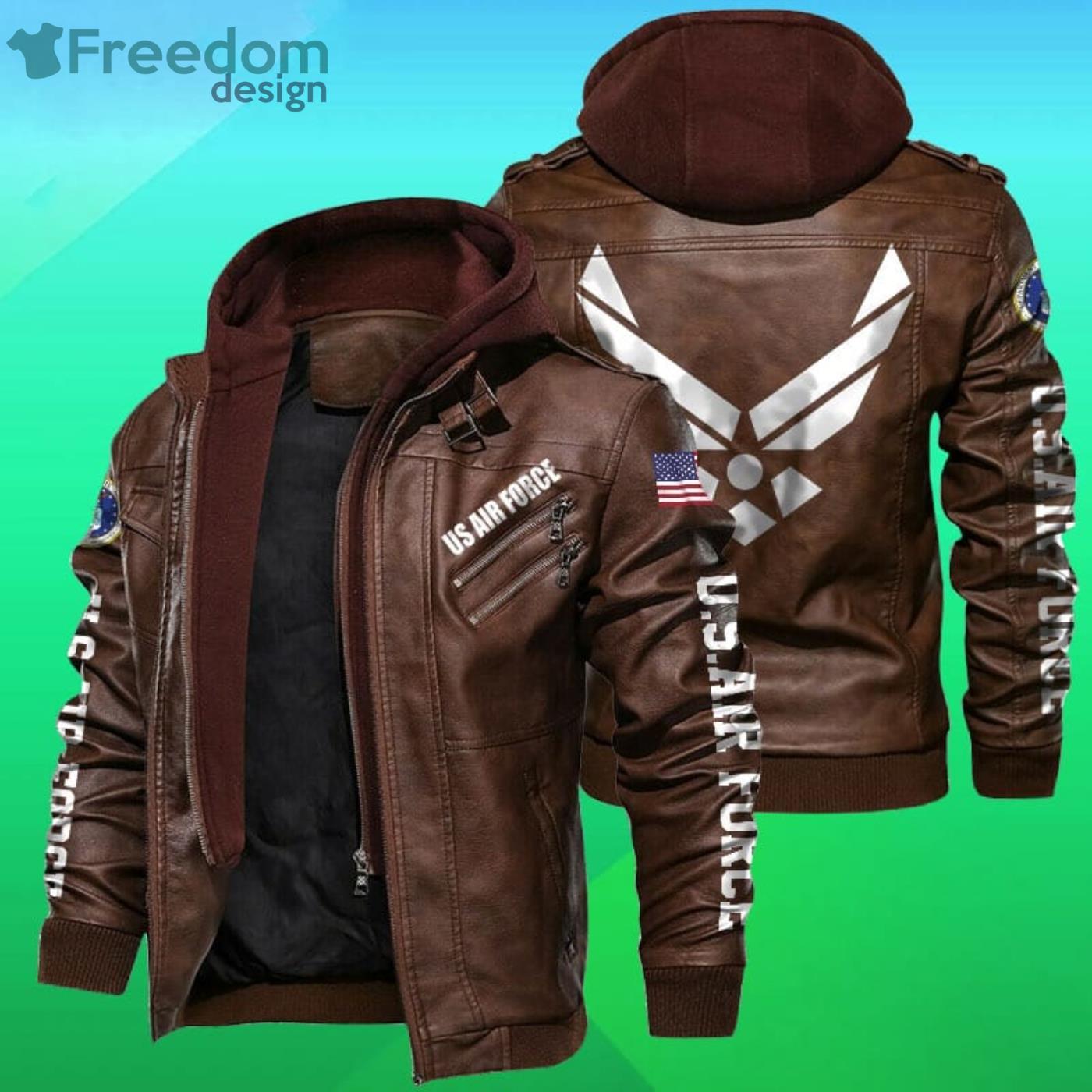 Us Air Force 2D Leather Jacket image Us Air Force 2D Leather Jacket Product Photo 2