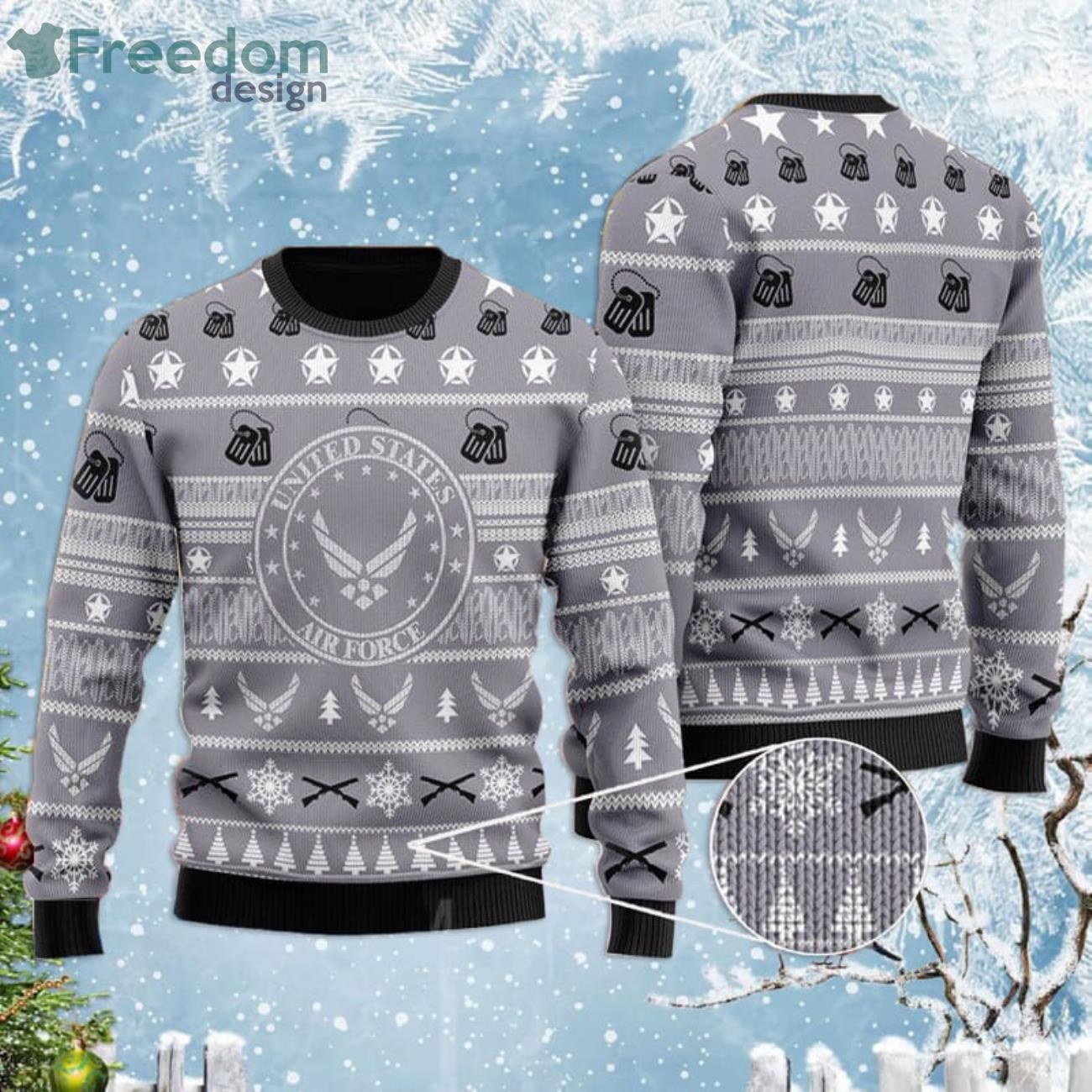 U.S Air Force Ugly Christmas Sweater Product Photo 1