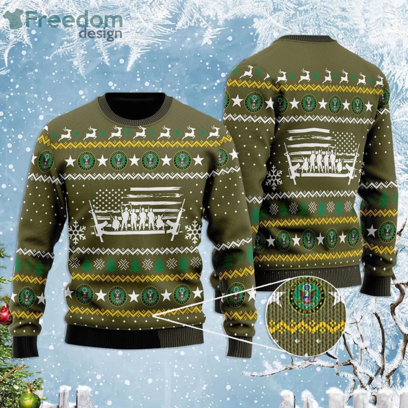 U.S Army Ugly Christmas Sweater Product Photo 1