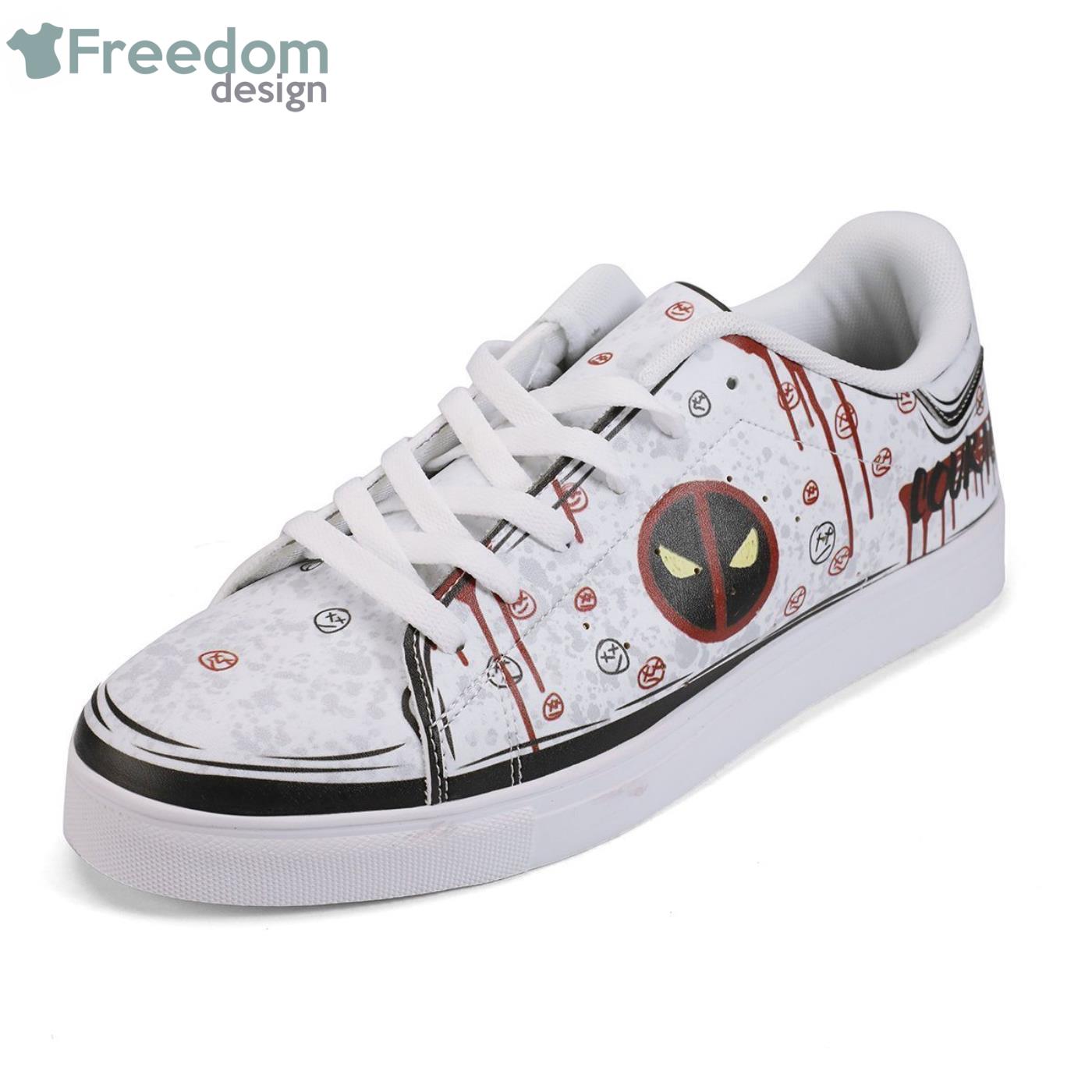 Wade Wilson Face Symbol Sneaker Skate Shoes Product Photo 2