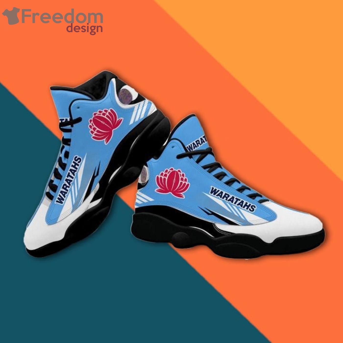 Waratahs Rugby Team Air Jordan 13 Sneaker Shoes Product Photo 1
