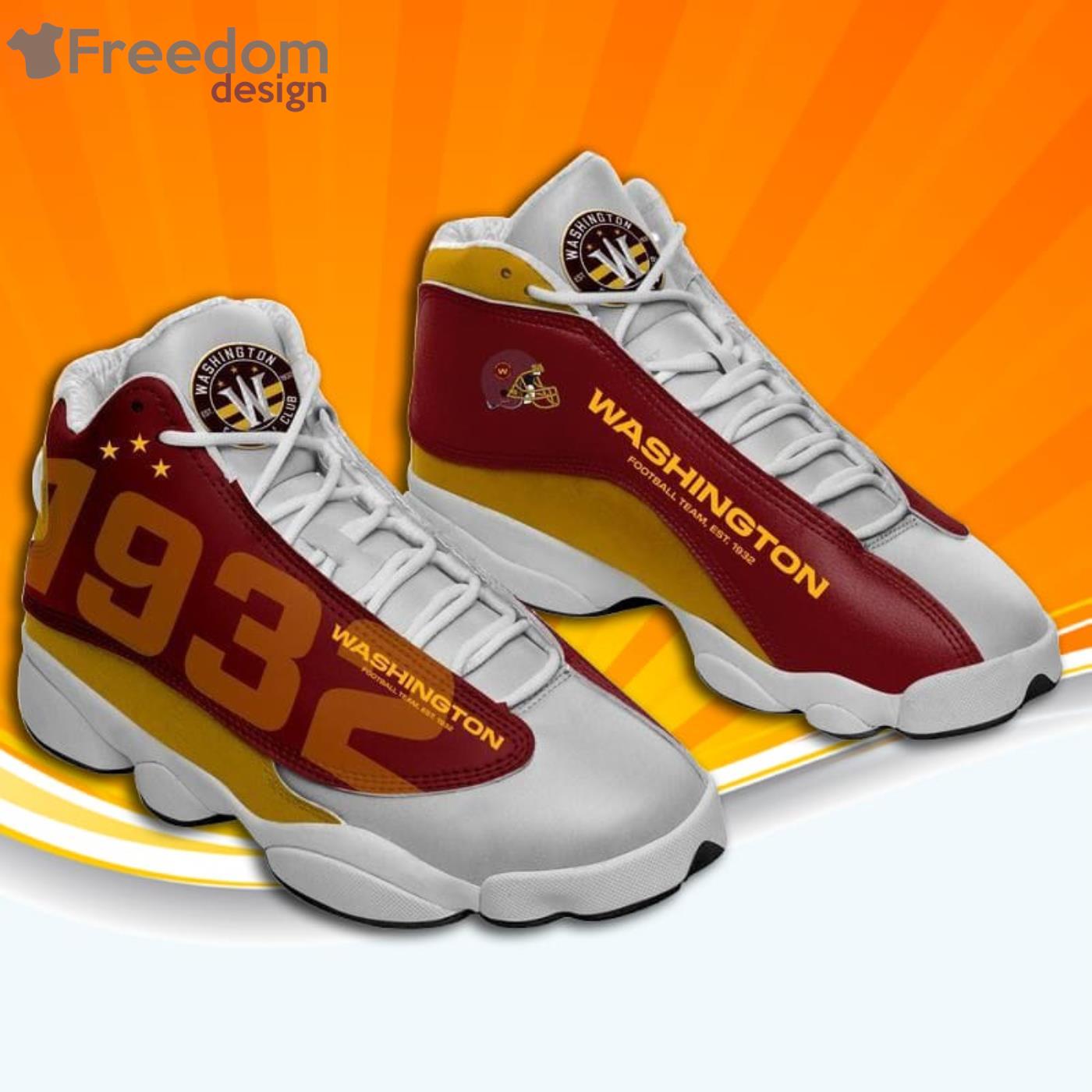 Washington Football Team Air Jordan 13 Sneaker Shoes Product Photo 1