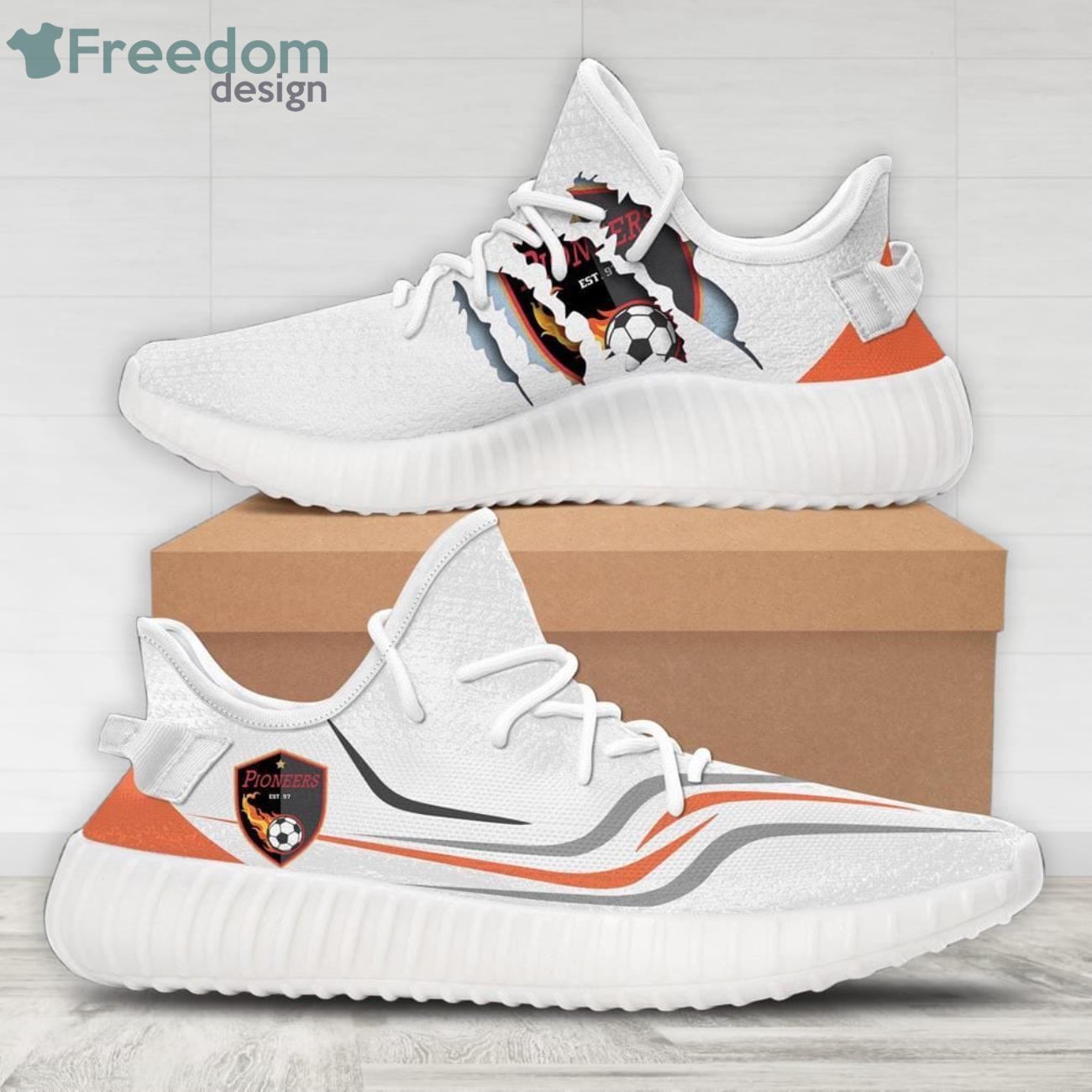 Western Mass Pioneers Usl League Yeezy Sneaker Shoes Product Photo 1