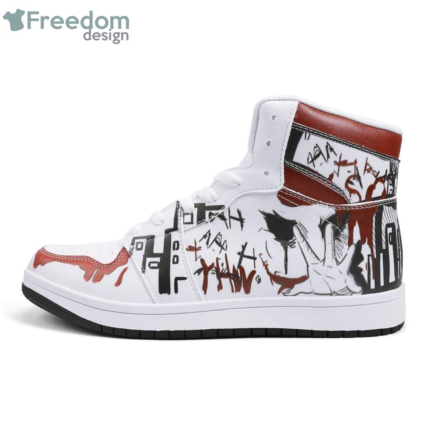 Why So Serious White Sneaker Boots Shoes Product Photo 2