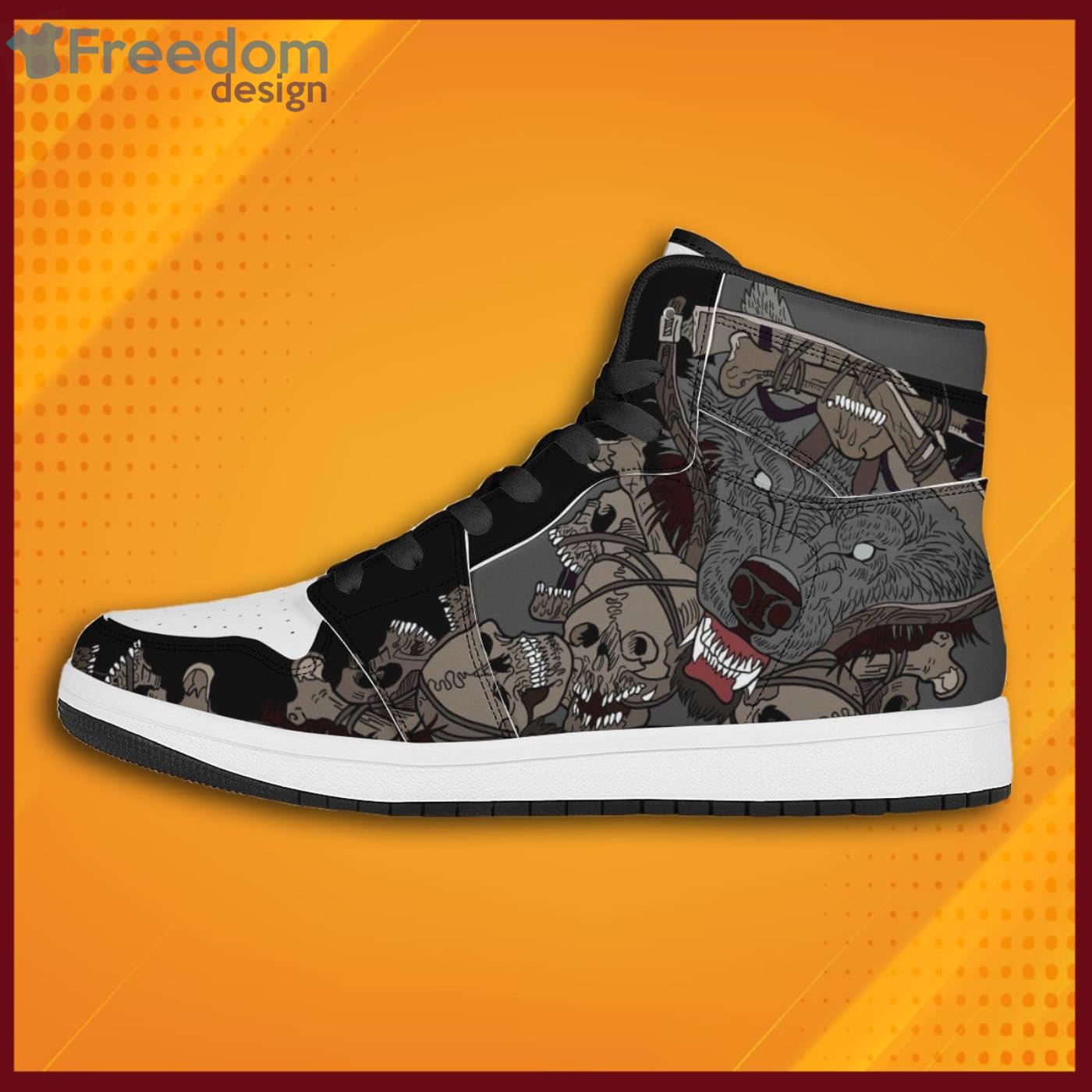 Wolf Scary Skull Sneaker Boots Shoes Product Photo 1 Wolf Scary Skull Sneaker Boots Shoes Product Photo 1