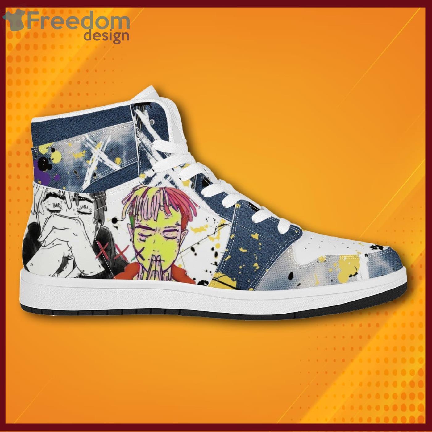 XXX Tentacion Art Sneaker Boots Shoes Product Photo 2