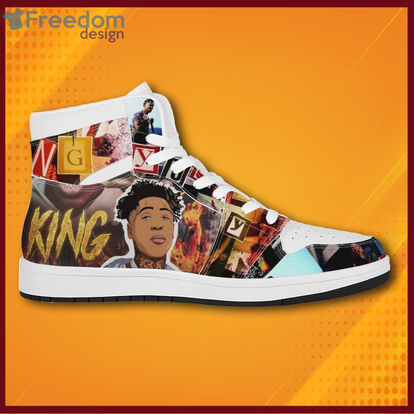 Youngboy Fan Art Design Sneaker Boots Shoes Product Photo 2
