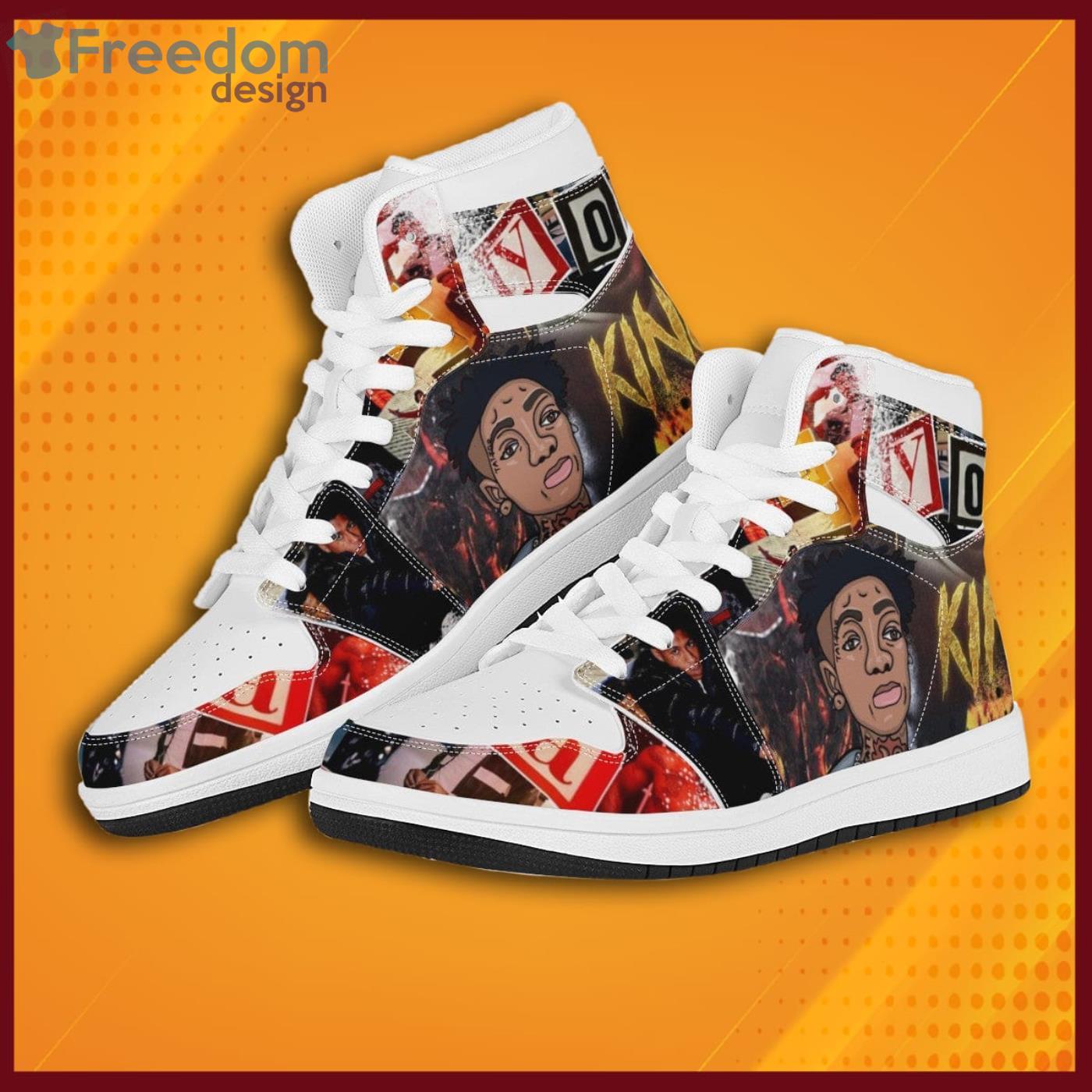 Youngboy Fan Art Design Sneaker Boots Shoes Product Photo 3 Youngboy Fan Art Design Sneaker Boots Shoes Product Photo 3