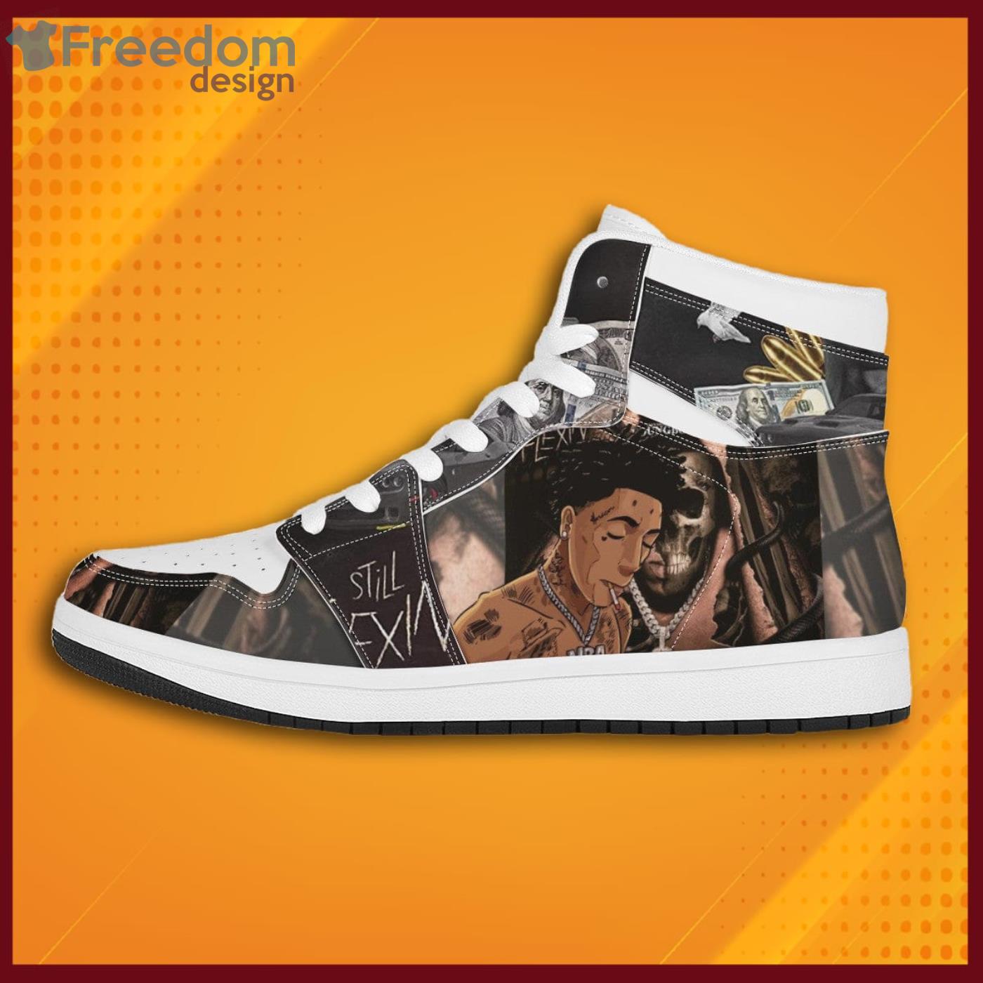 Youngboy Smoking Art Desgin Sneaker Boots Shoes Product Photo 1 Youngboy Smoking Art Desgin Sneaker Boots Shoes Product Photo 1