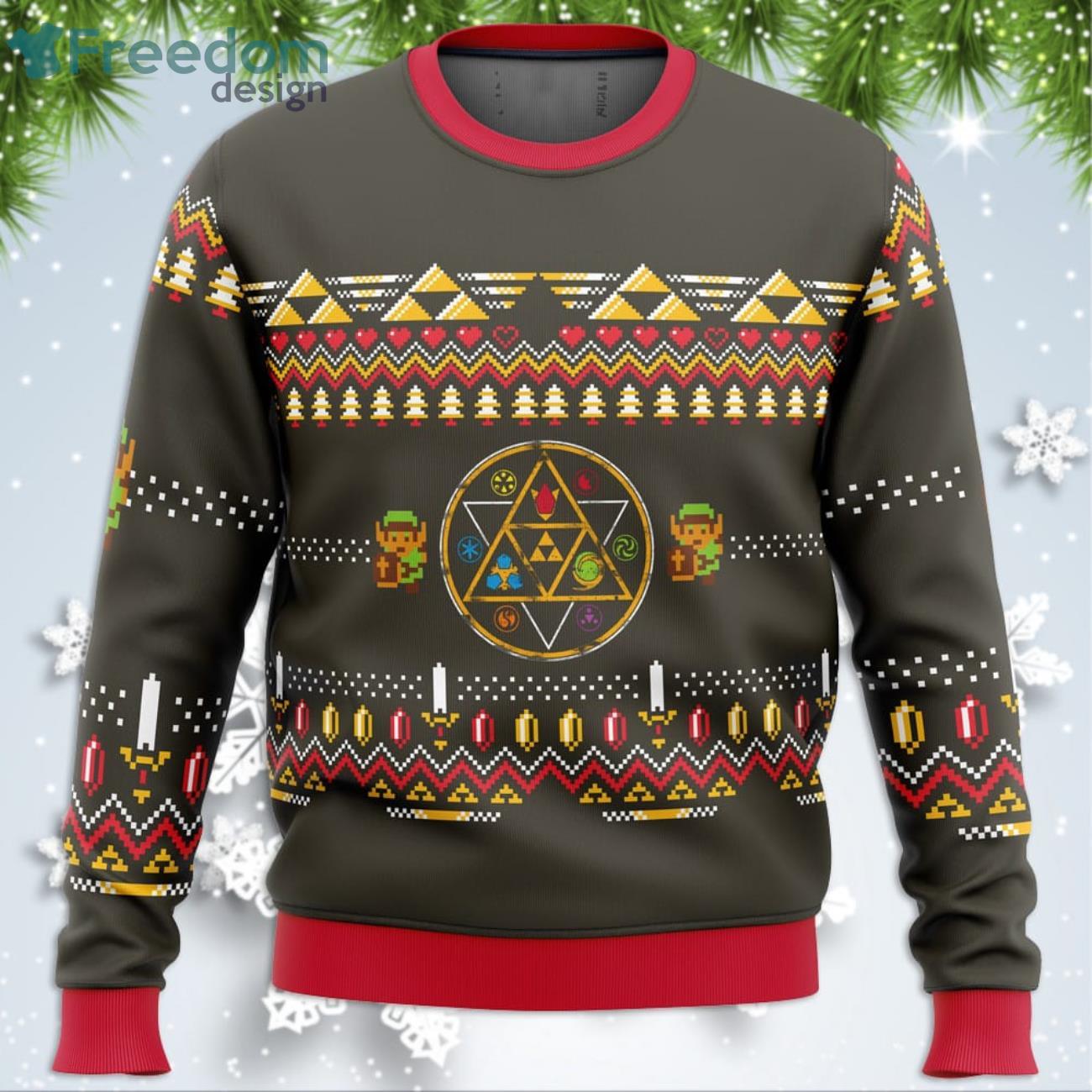 Zelda Rubies Game Lover Ugly Christmas Sweater Product Photo 1