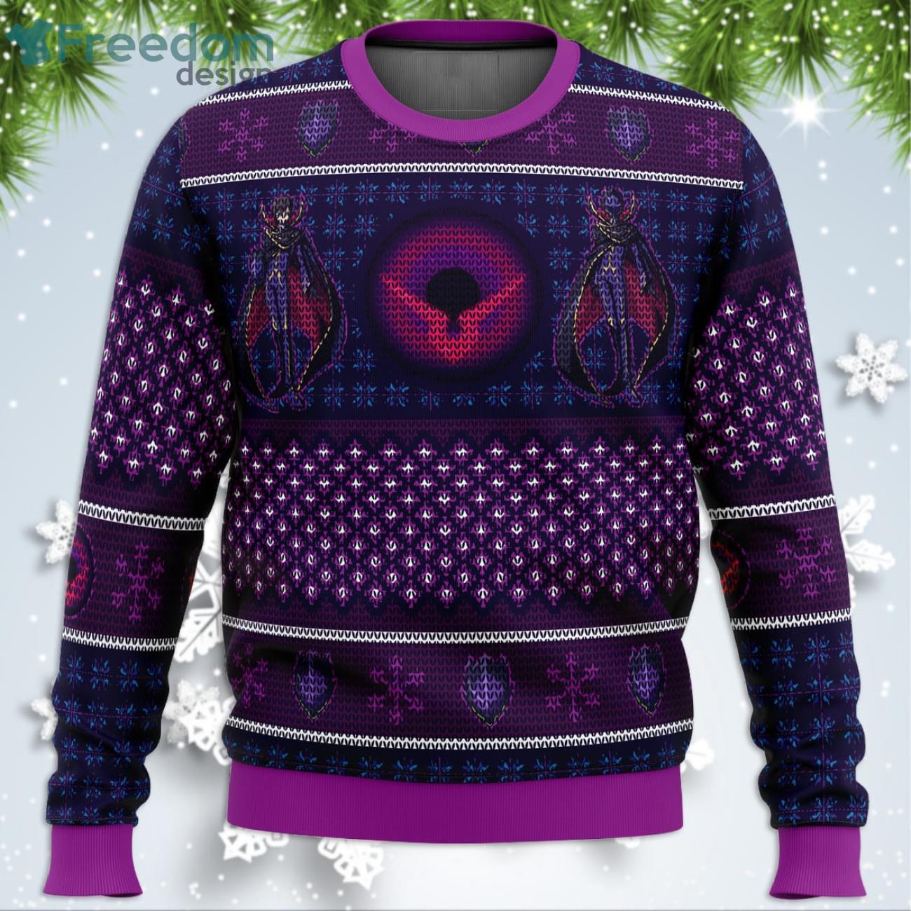 Zero Lelouch Code Geass Funny Christmas Gift Ugly Christmas Sweater Product Photo 1
