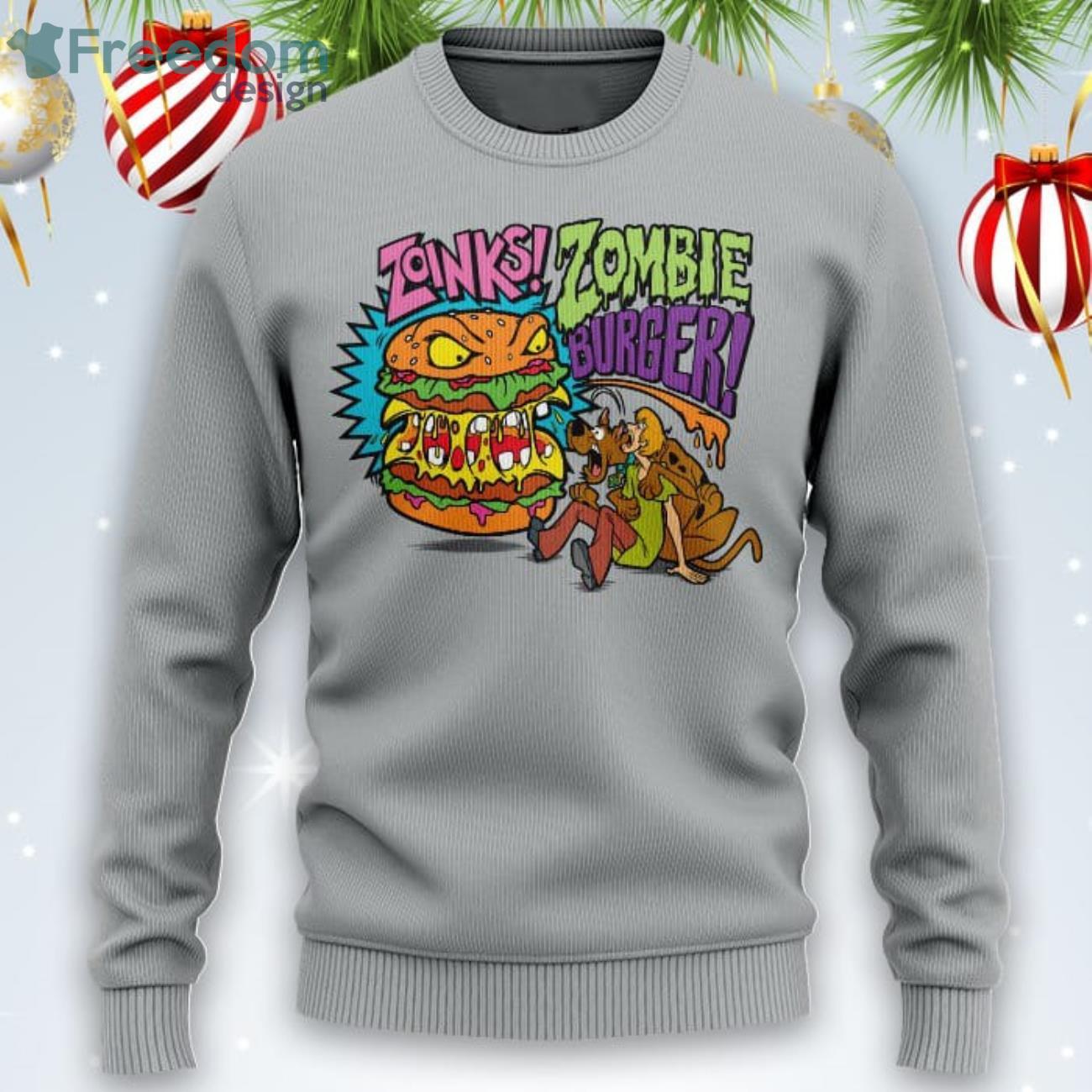 Zoinks! Zombie Burger! Scooby Doo Sweater Product Photo 1
