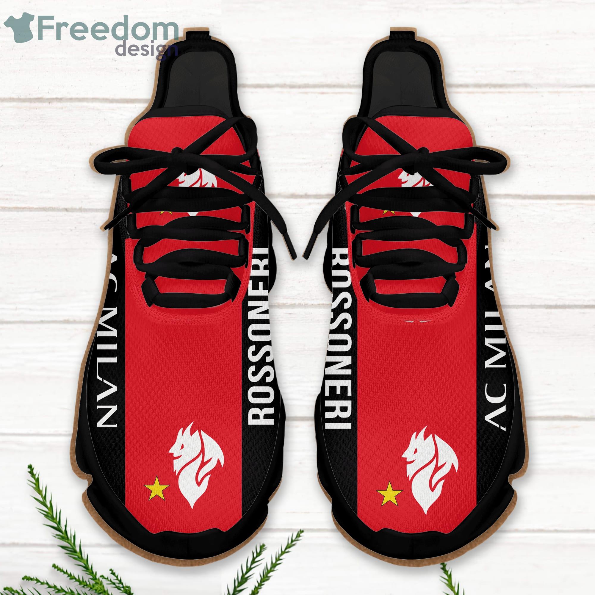 Ac Milan Red Striped Max Soul Sneaker Running Shoes Product Photo 3 Ac Milan Red Striped Max Soul Sneaker Running Shoes Product Photo 3