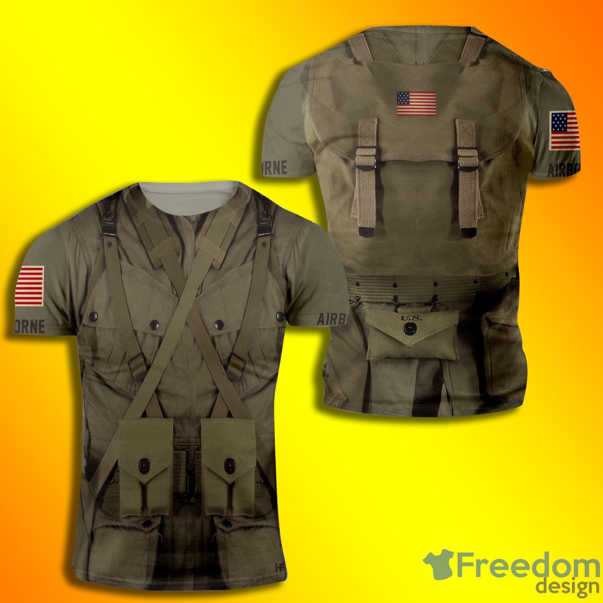 Airborne All Over Print 3D Shirt Product Photo 2