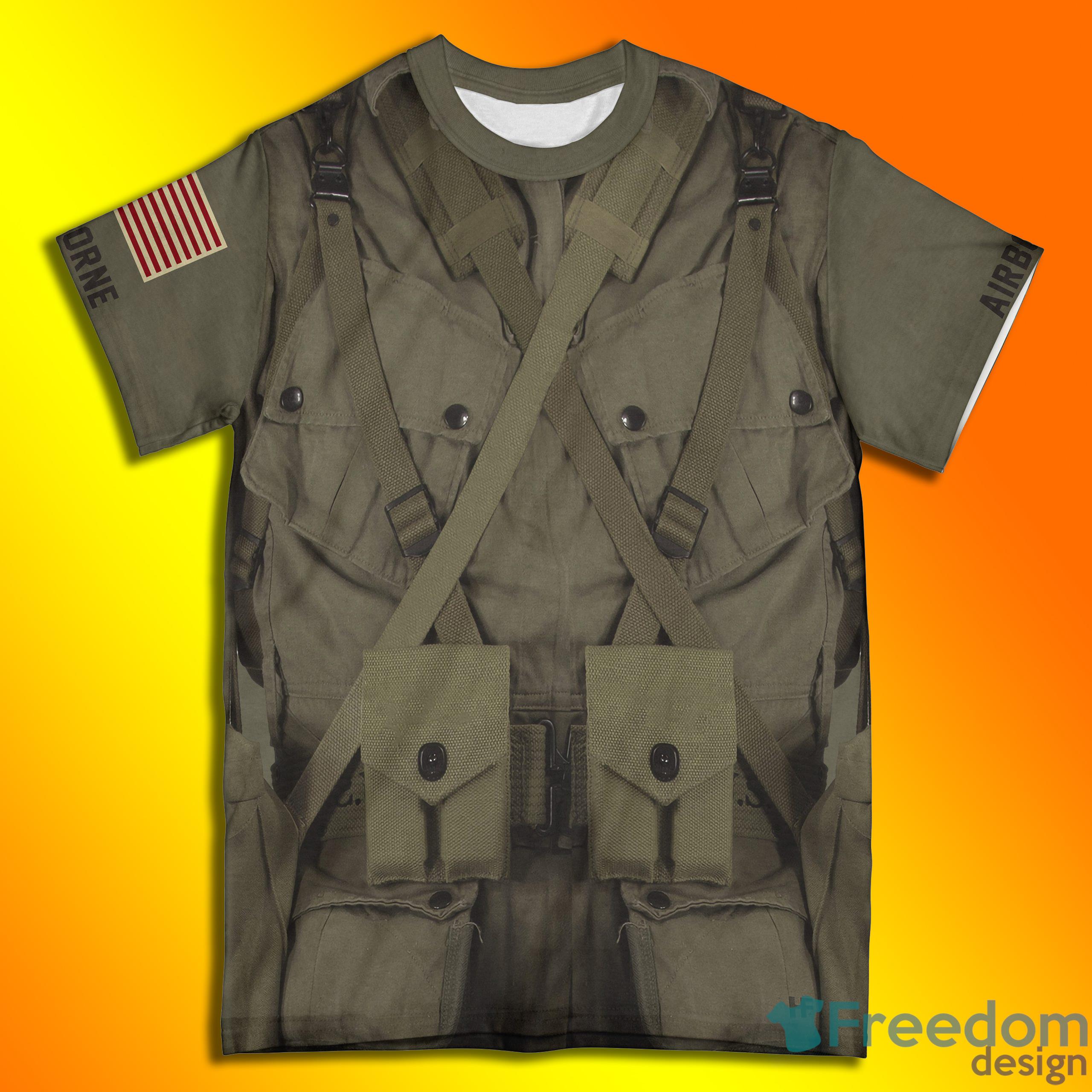 Airborne All Over Print 3D Shirt Product Photo 1 Airborne All Over Print 3D Shirt Product Photo 1