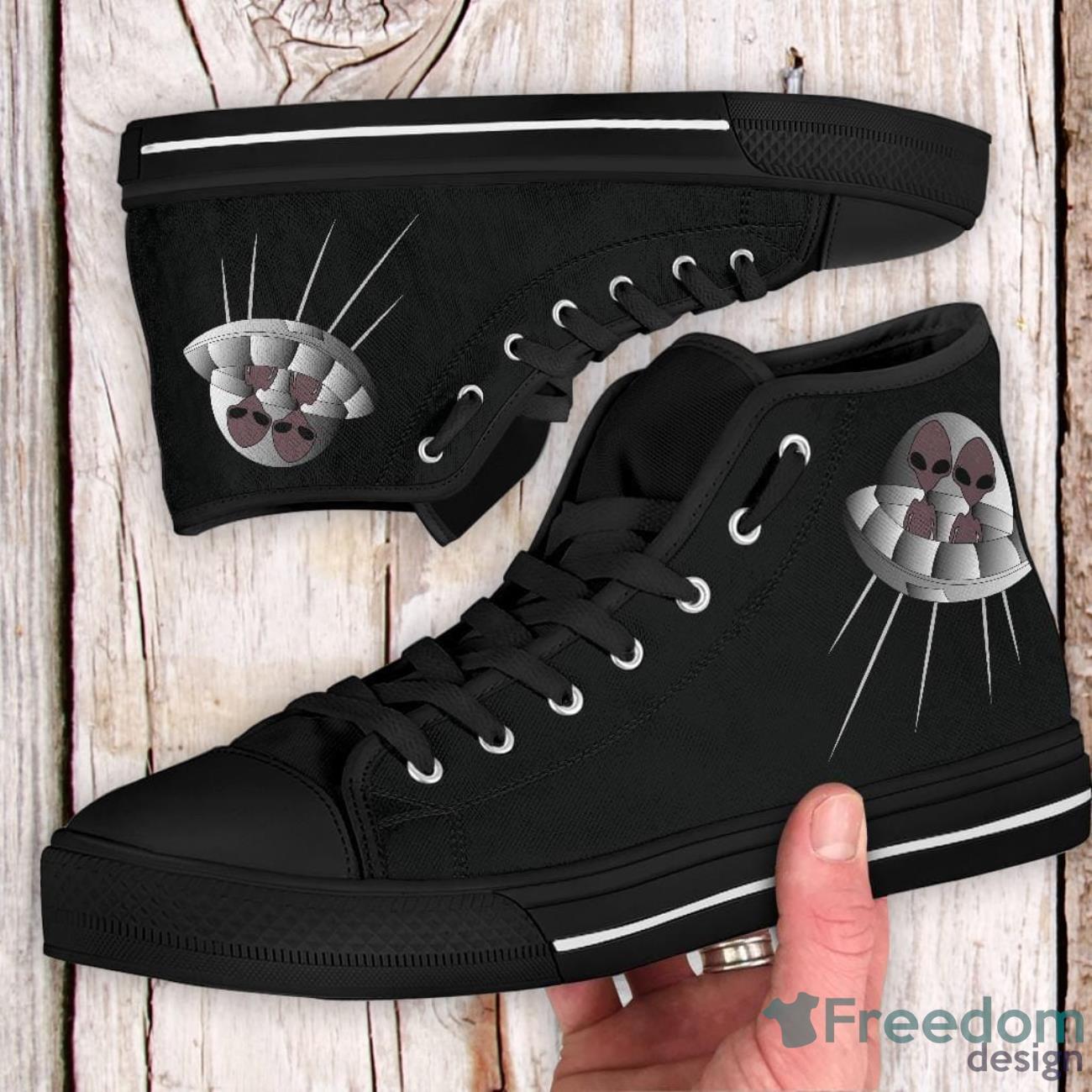 Alien First Date High Top Shoes For Men And Women Product Photo 2