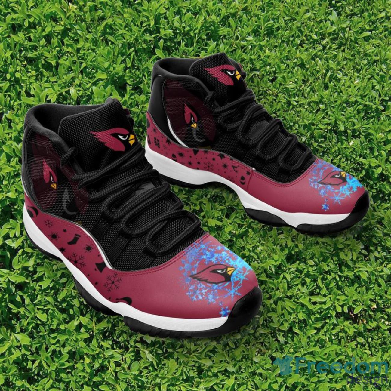 Arizona Cardinals Diamond Pattern Style Sneaker Air Jordan 11 Shoes -  Freedomdesign