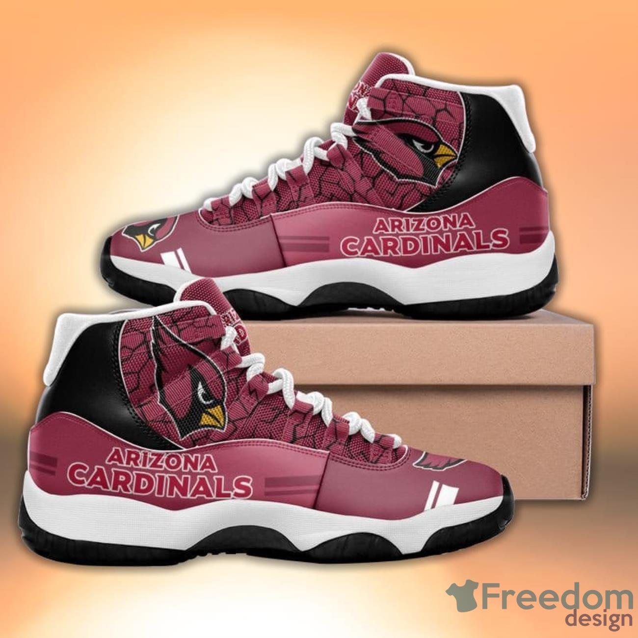 Arizona Cardinals Diamond Pattern Style Sneaker Air Jordan 11 Shoes -  Freedomdesign