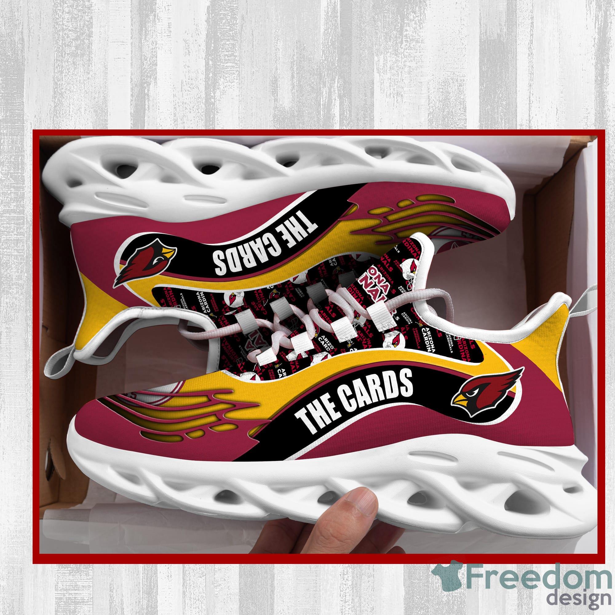 Arizona Cardinals NFL Black And White Skate Shoes