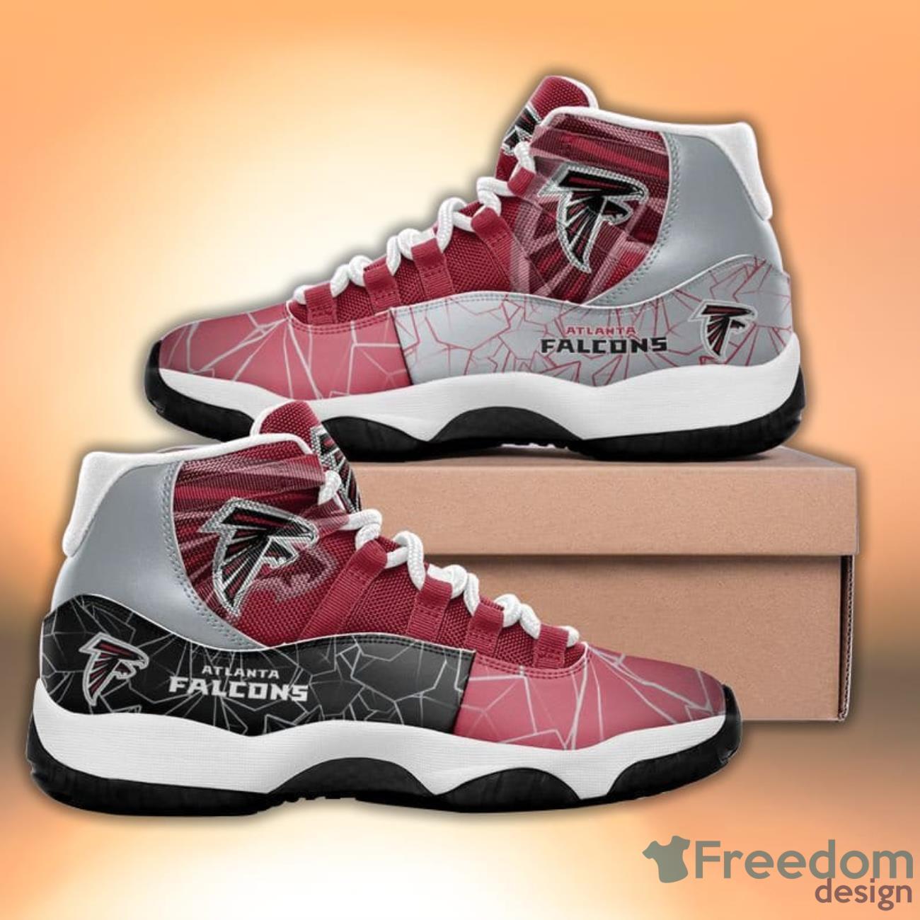 Atlanta Falcons NFL Air Jordan 11 Shoes Sport Running Shoes For