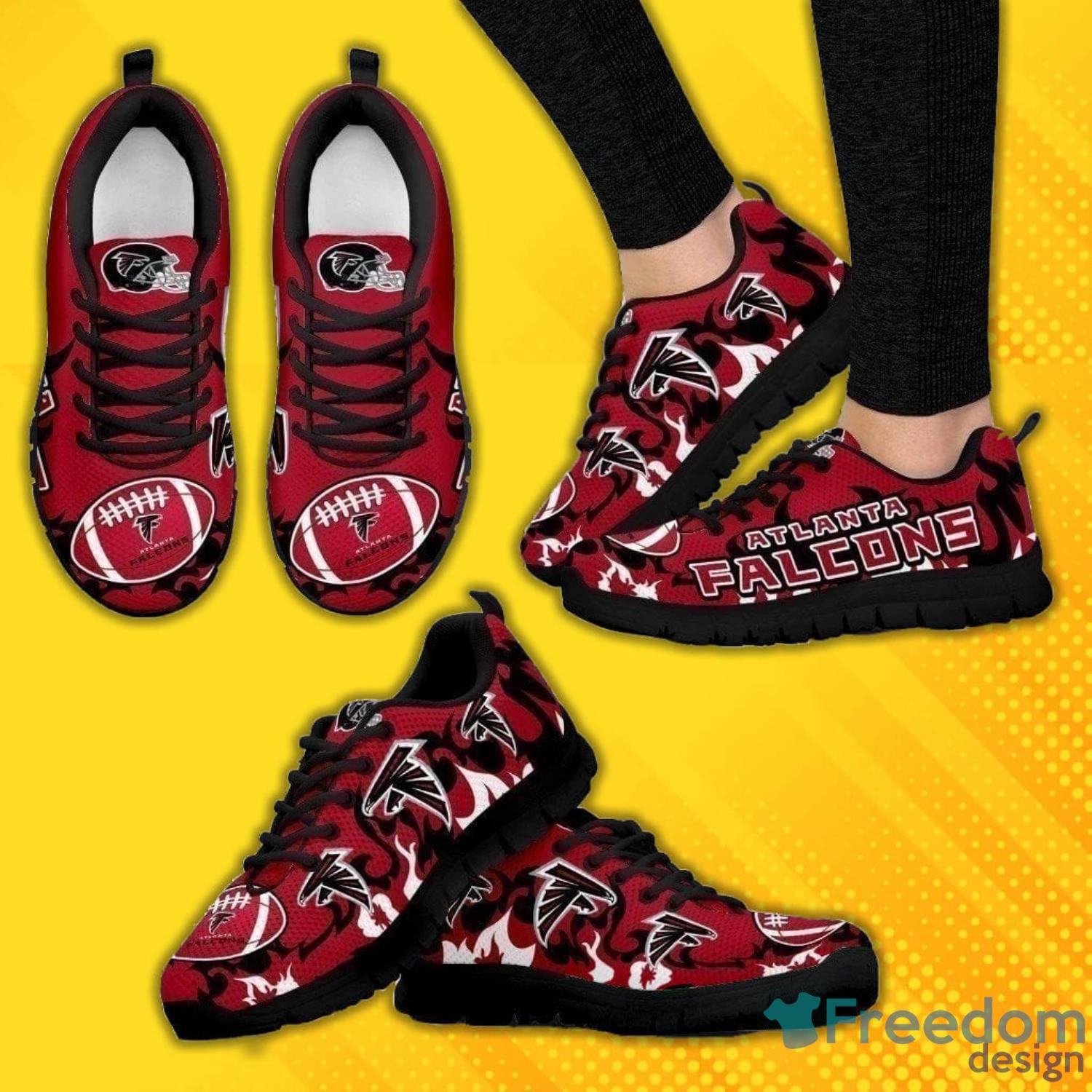 Atlanta Falcons Sneakers Shoes For Fans Product Photo 2