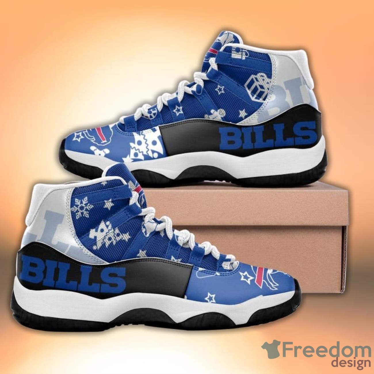 Buffalo Bills Unisex Ugly Christmas Snow Flowers Blue Color Sneakers Max  Soul Shoes For Fans Gift - Freedomdesign